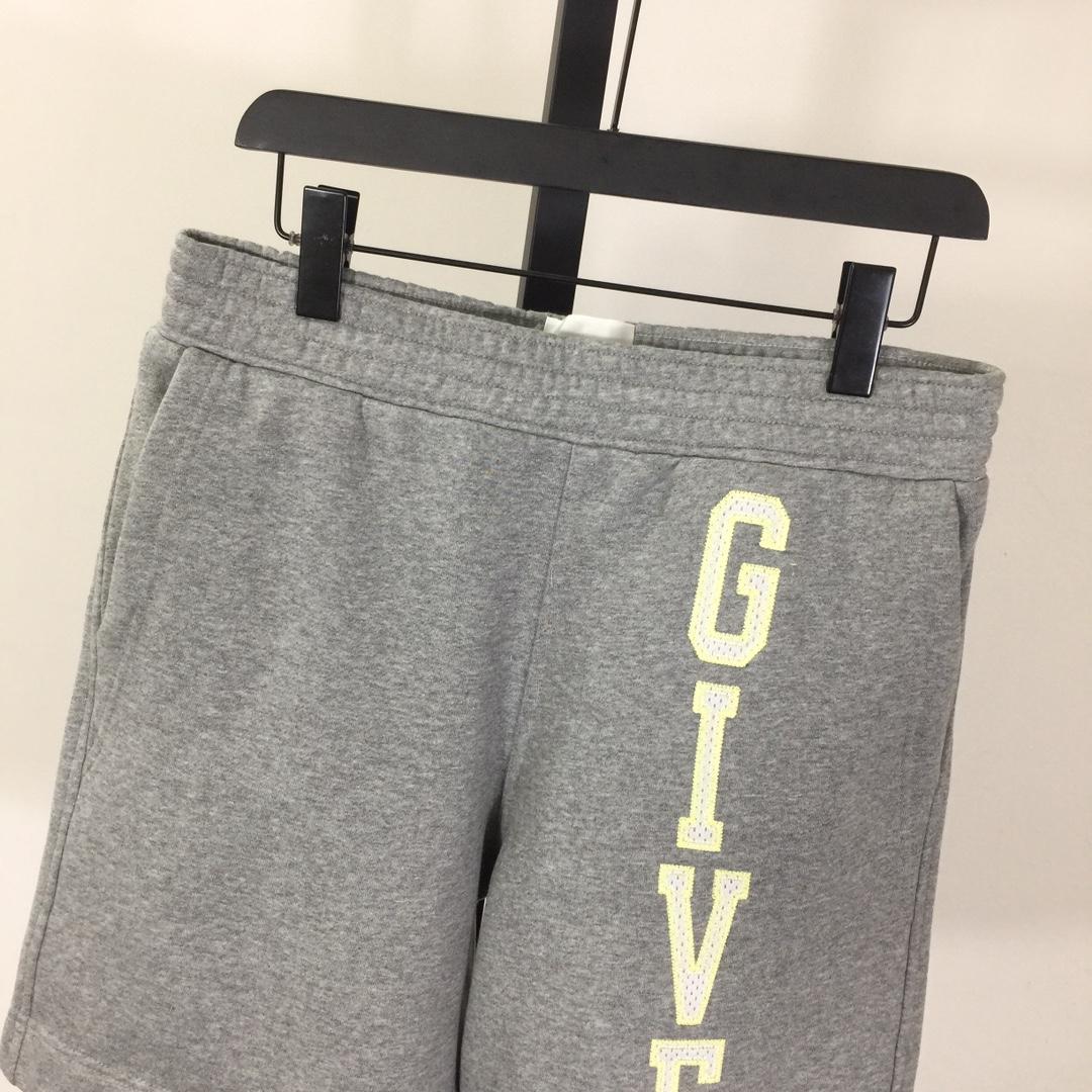 Givenchy Grey Mélange-effect Track Shorts - everydesigner