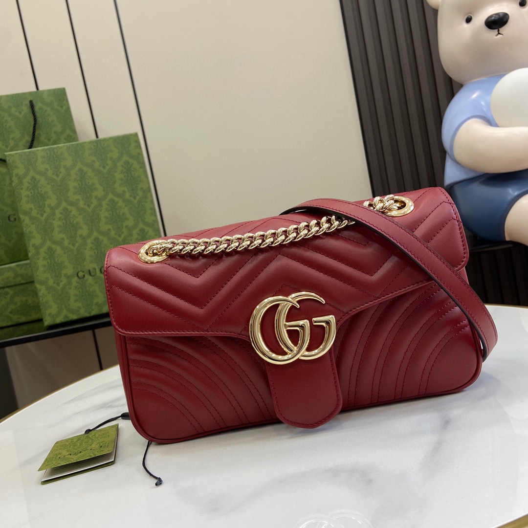 Gucci GG Marmont Small Shoulder Bag - everydesigner