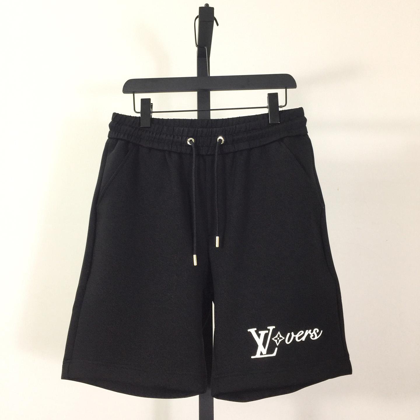 Louis Vuitton Logo Shorts    - everydesigner