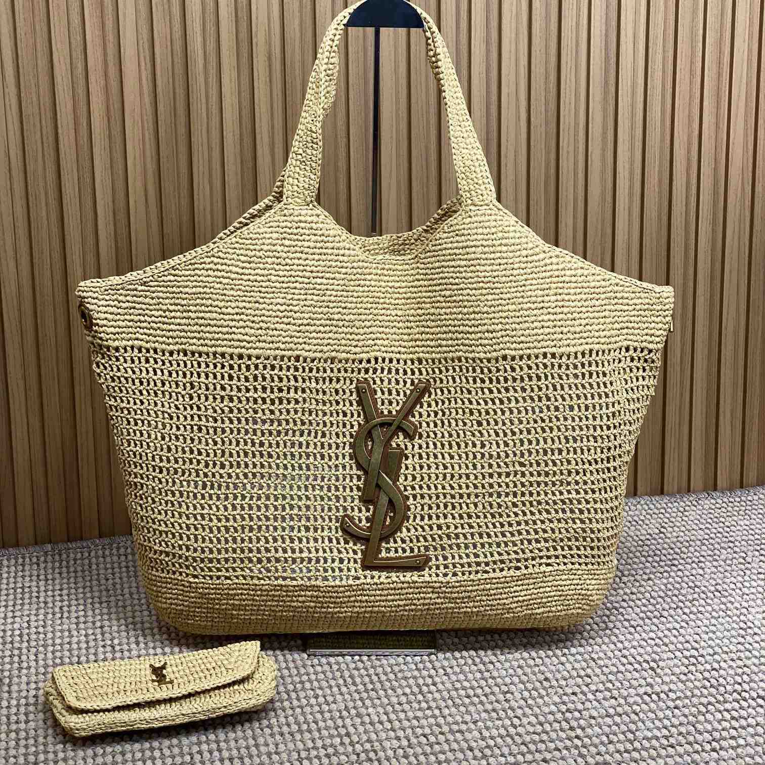 Saint Laurent Icare In Raffia - everydesigner