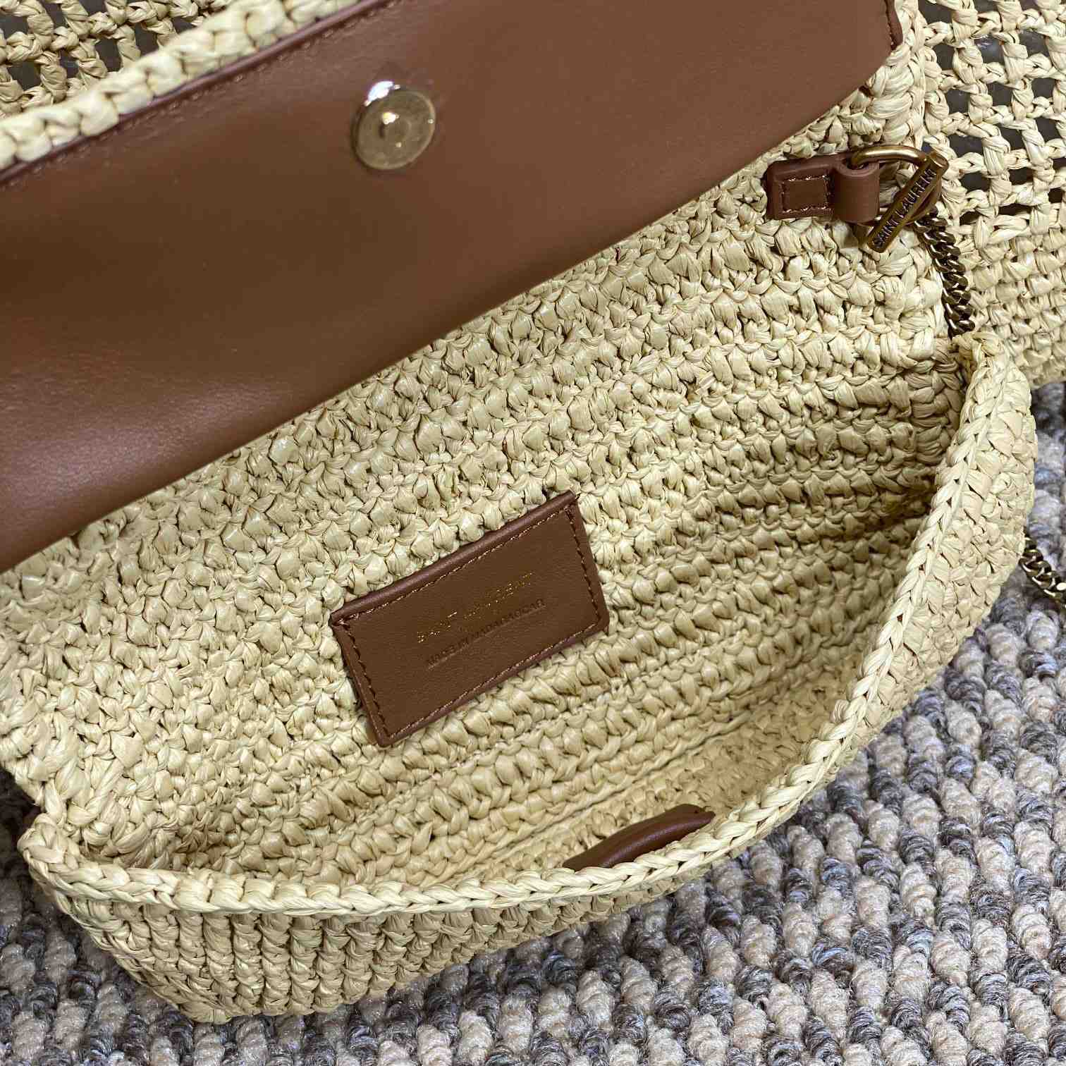 Saint Laurent Icare In Raffia - everydesigner