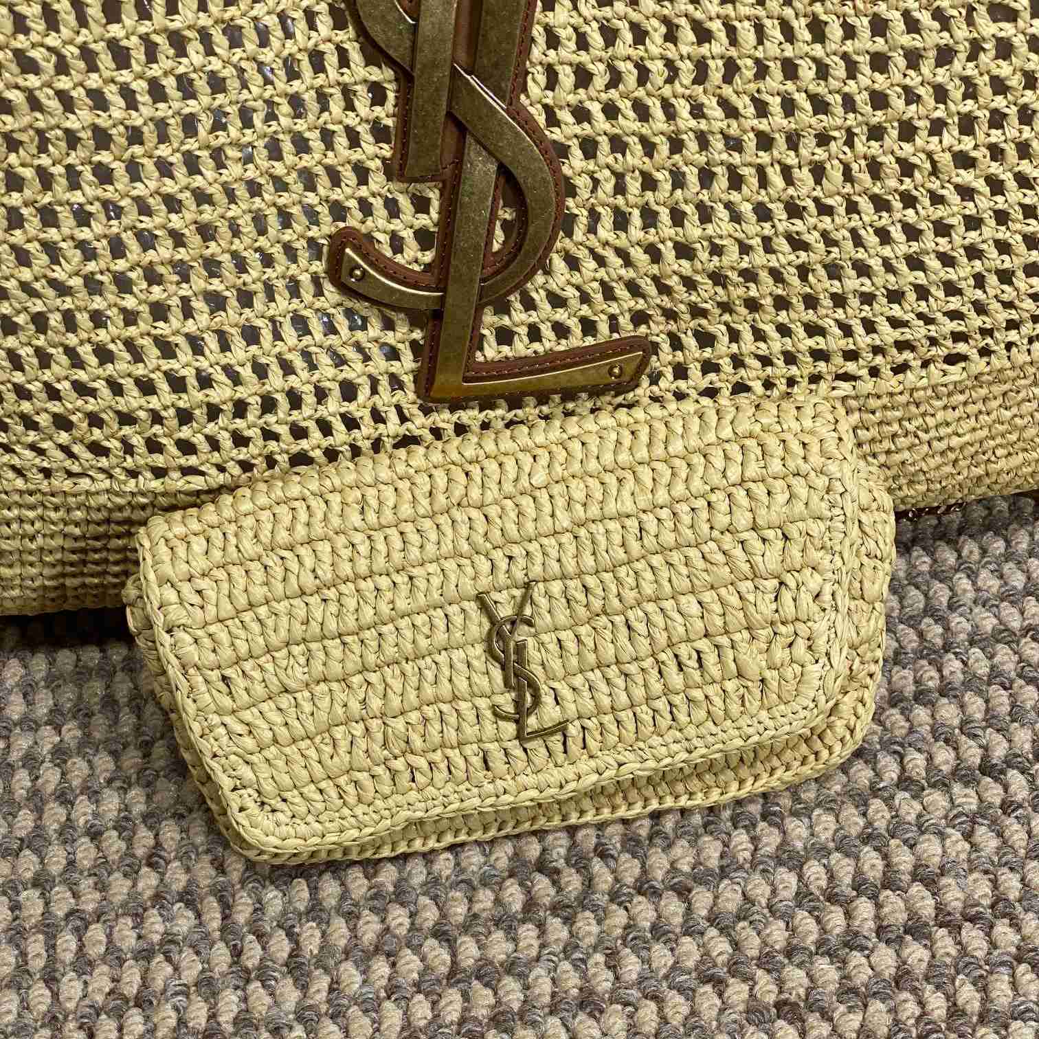 Saint Laurent Icare In Raffia - everydesigner