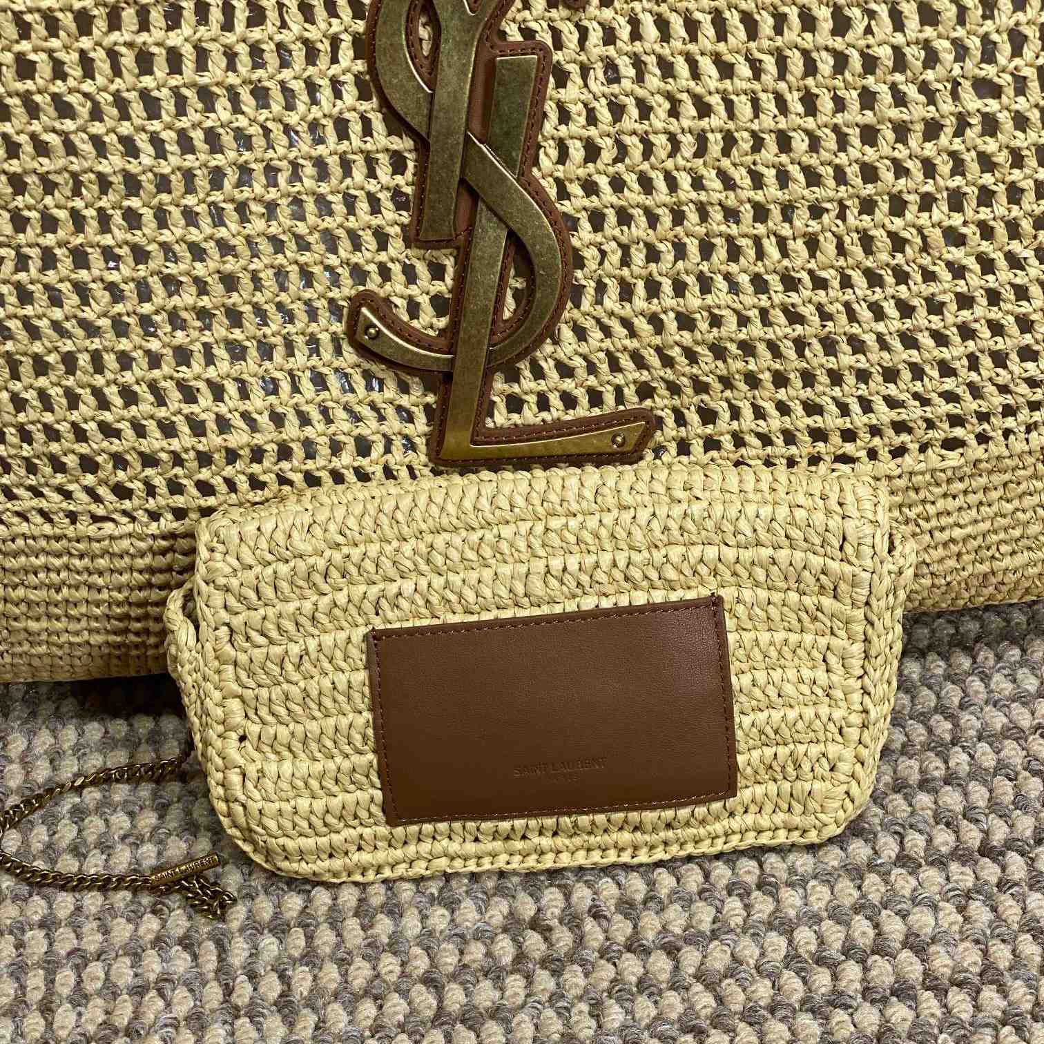 Saint Laurent Icare In Raffia - everydesigner