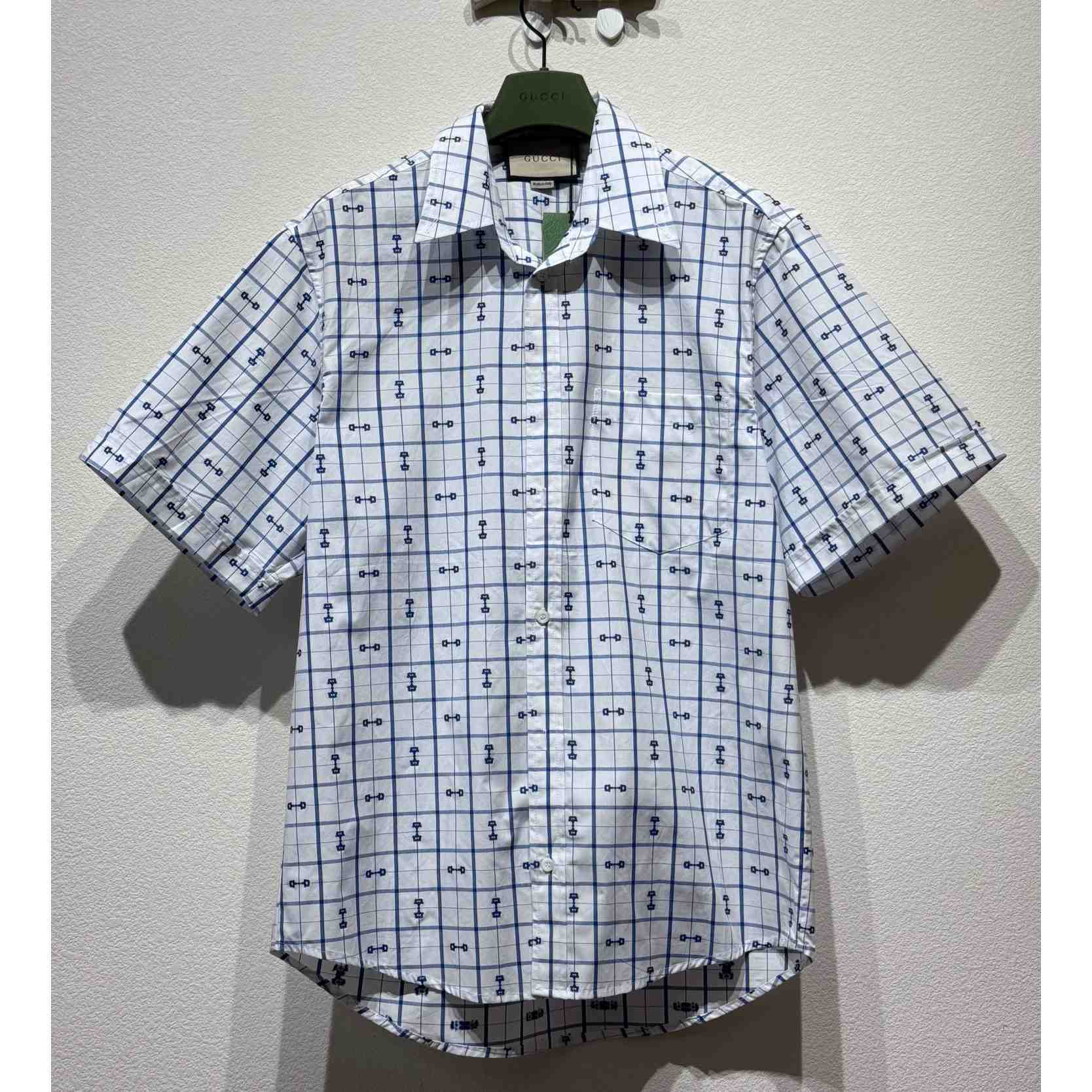 Gucci Horsebit Print Cotton Shirt  - everydesigner