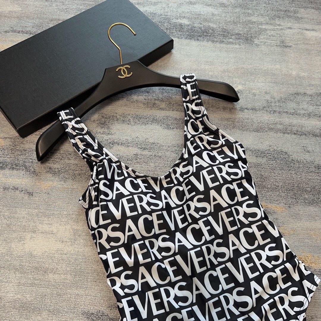 Versace Allover One-Piece Swimsuit - everydesigner