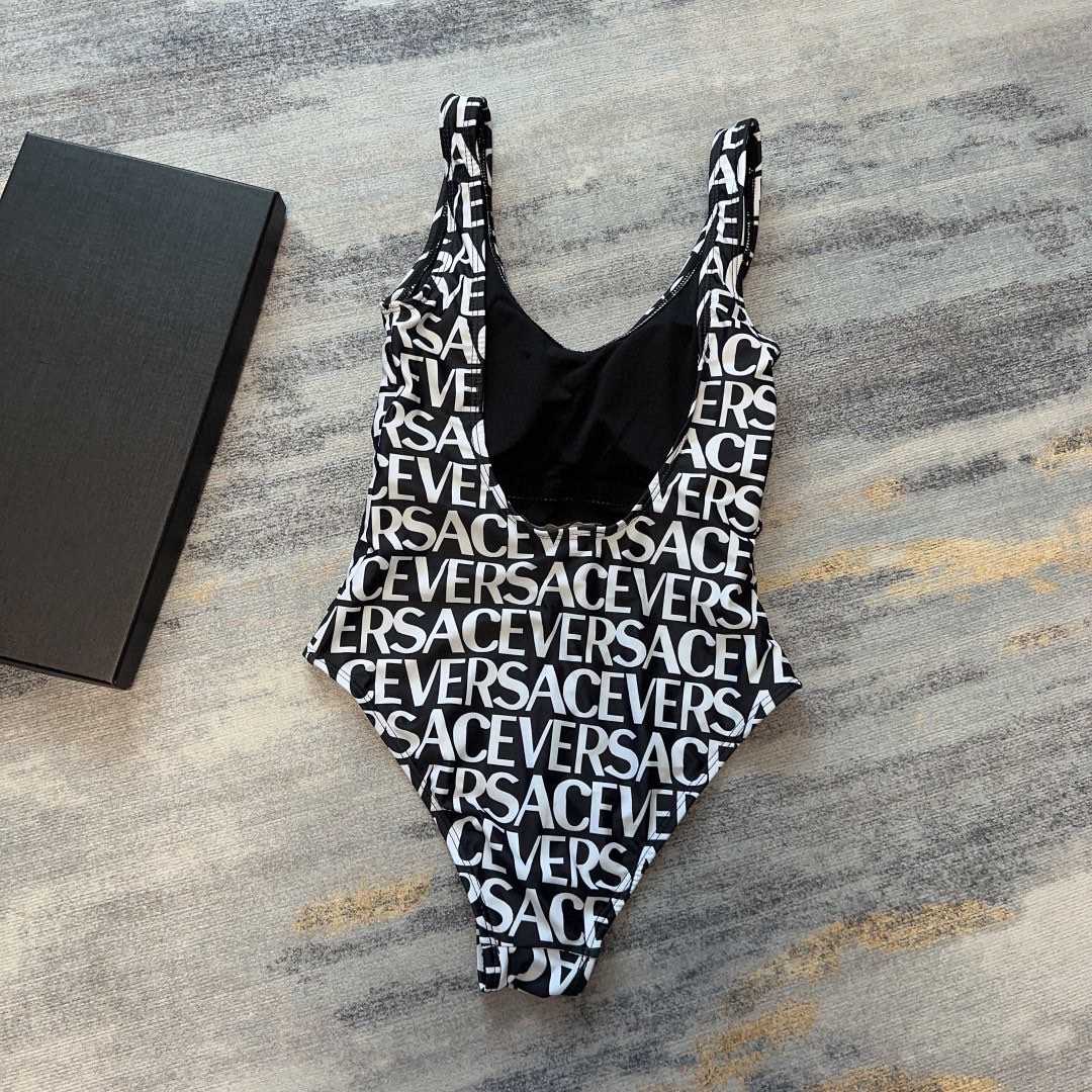 Versace Allover One-Piece Swimsuit - everydesigner