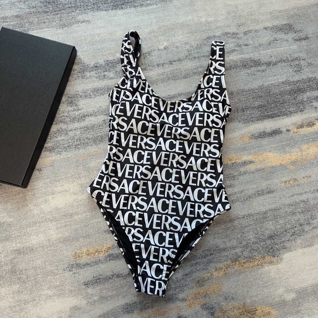 Versace Allover One-Piece Swimsuit - everydesigner