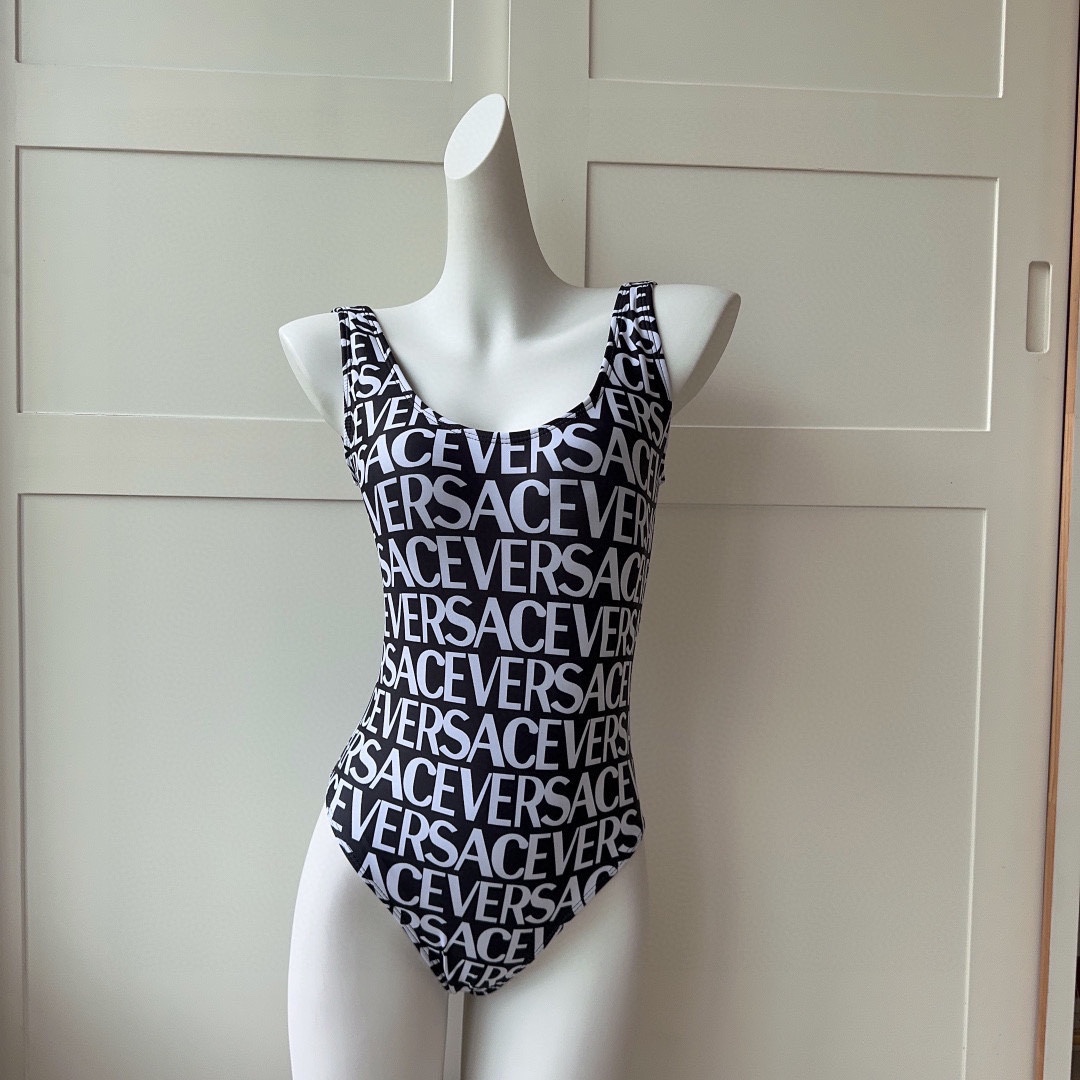 Versace Allover One-Piece Swimsuit - everydesigner
