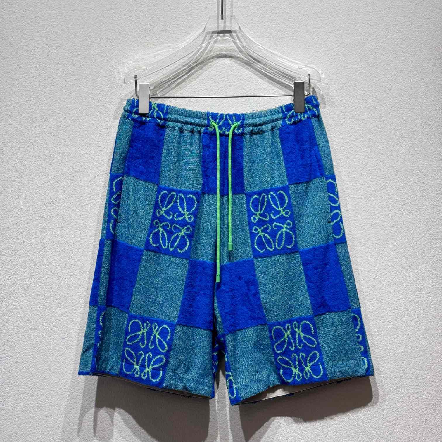 Loewe Shorts In Terry Cotton Jacquard - everydesigner