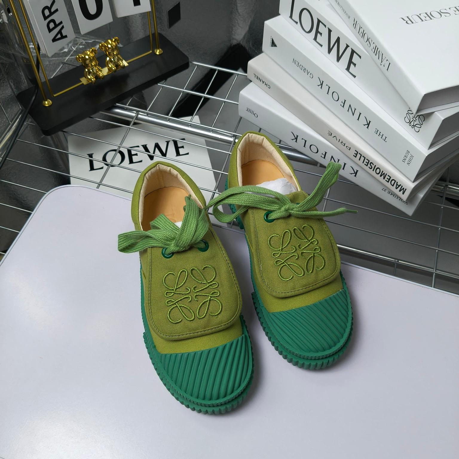 Loewe x Paula’s Ibiza Denim Flap Sneakers - everydesigner