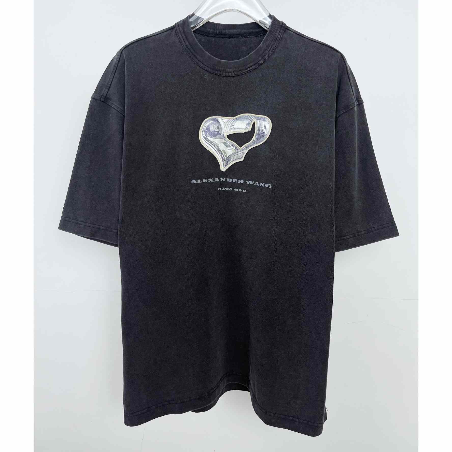 Alexander Wang money-print Cotton T-shirt - everydesigner