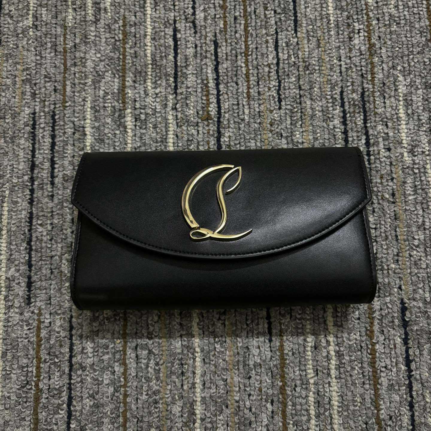 Christian Louboutin Leather Wallet On Chain  - everydesigner