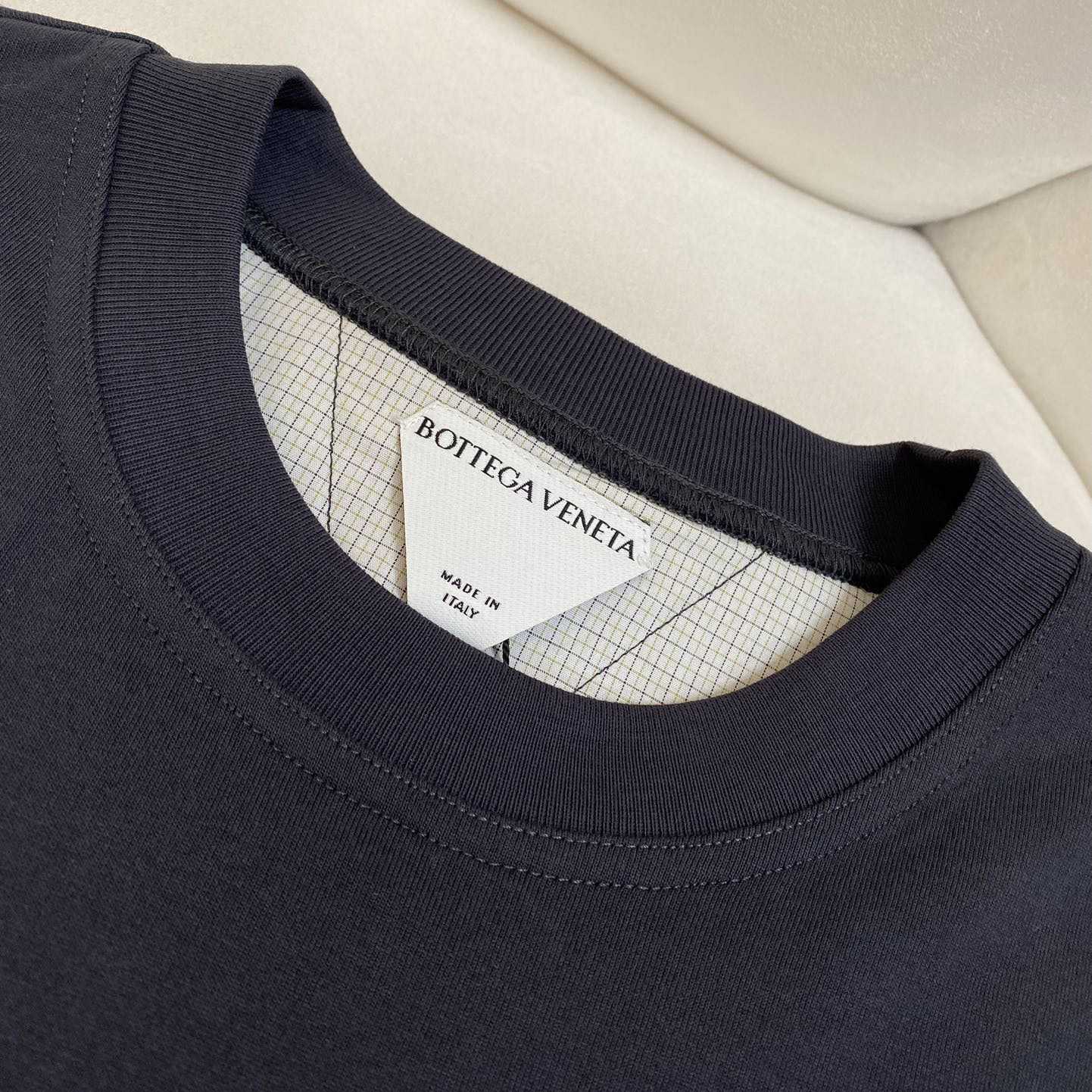 Bottega Veneta Double Layer Striped Cotton T-Shirt - everydesigner