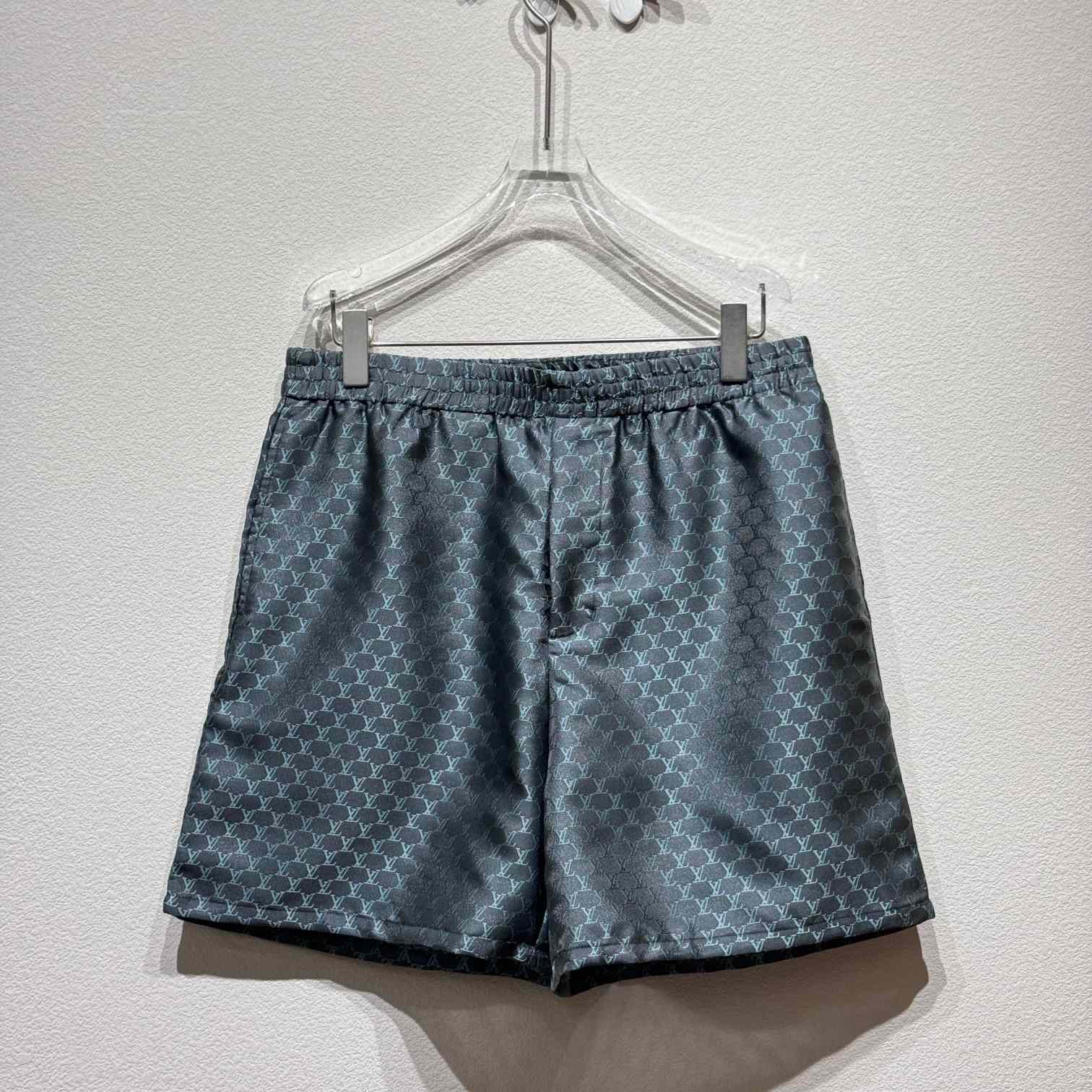 Louis Vuitton Drawstring Jacquard Silk-Blend Shorts   1AFRKK - everydesigner