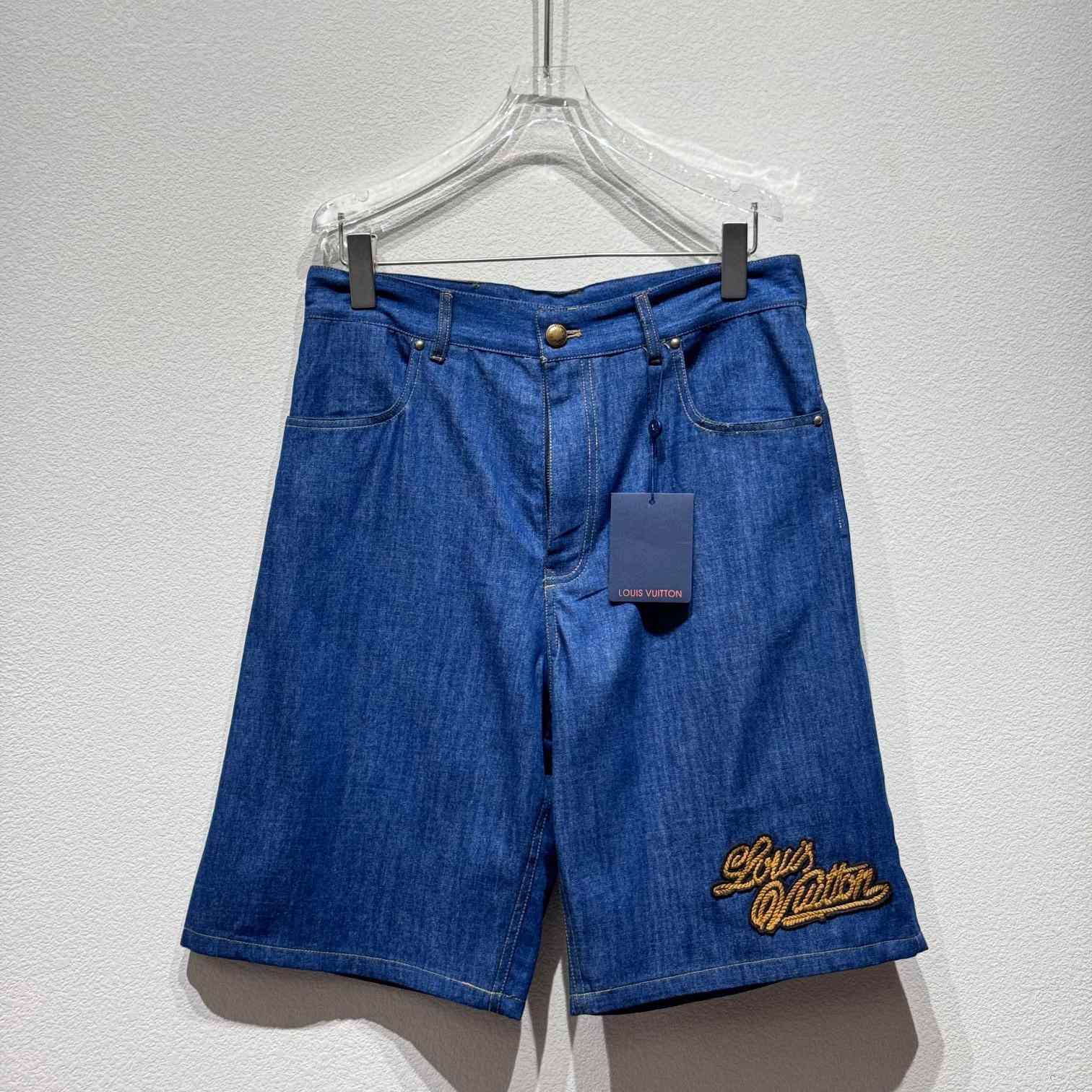 Louis Vuitton Cotton Chambray Shorts  1AFX83 - everydesigner