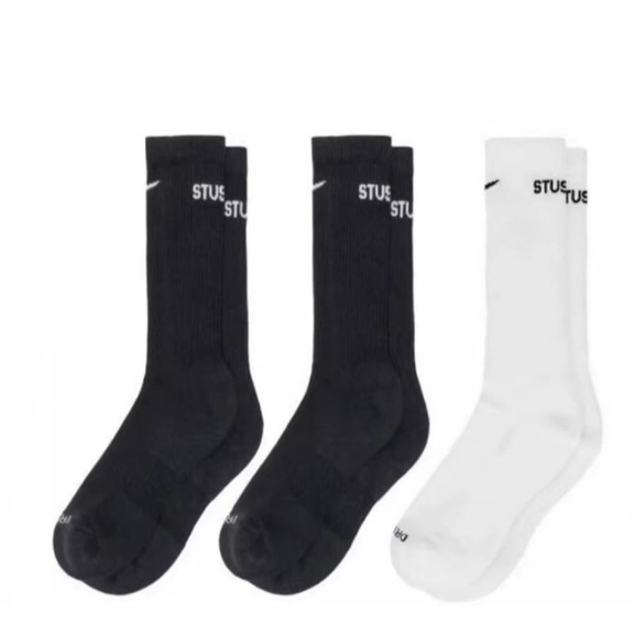 Nike x Stussy Everyday Plus Crew Socks /Box - everydesigner