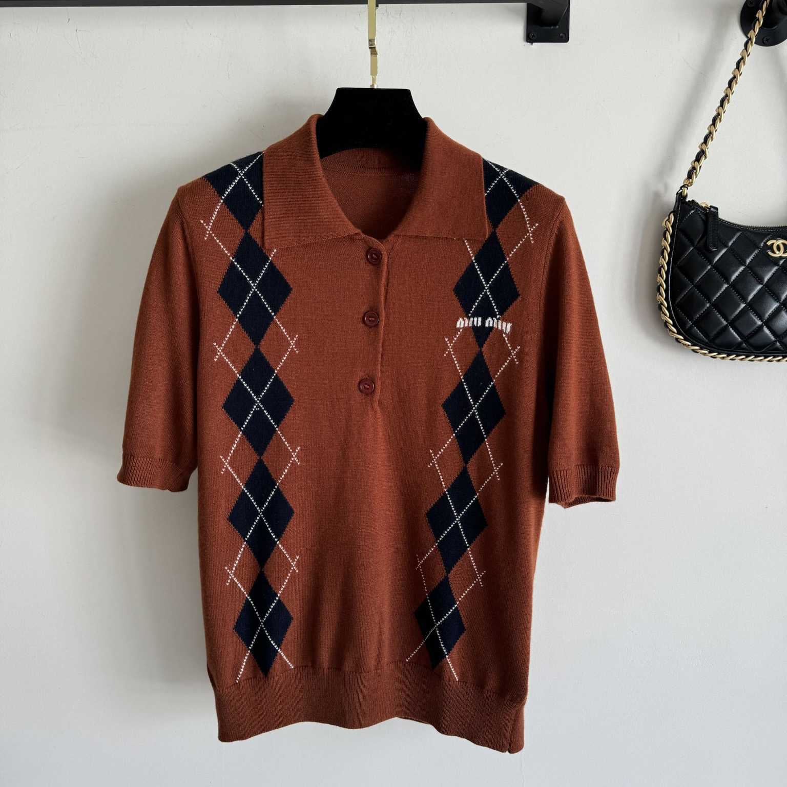 Miu Miu Cashmere Knit Polo Shirt - everydesigner