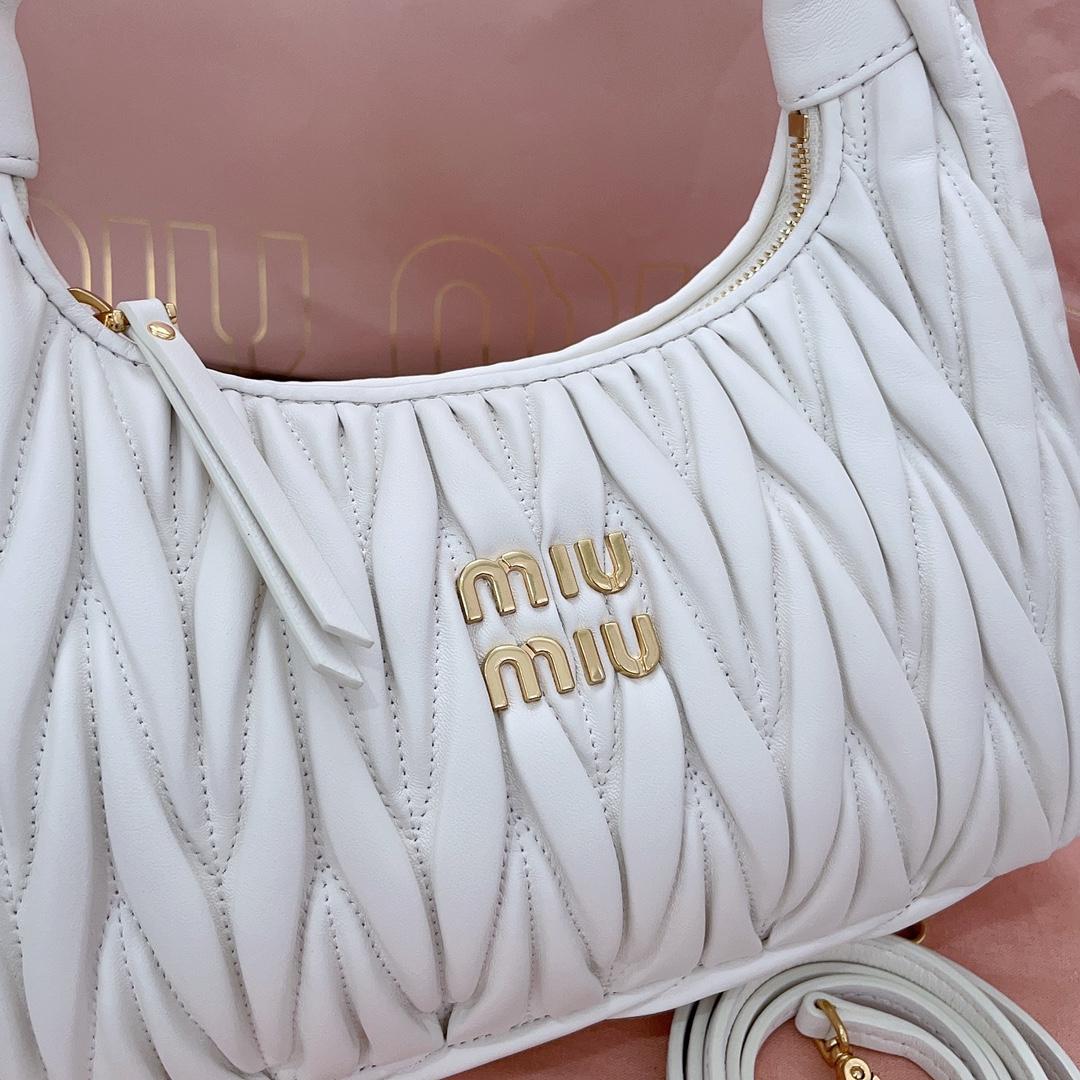 Miu Miu Wander Hobo Bag (25X18X7cm) - everydesigner