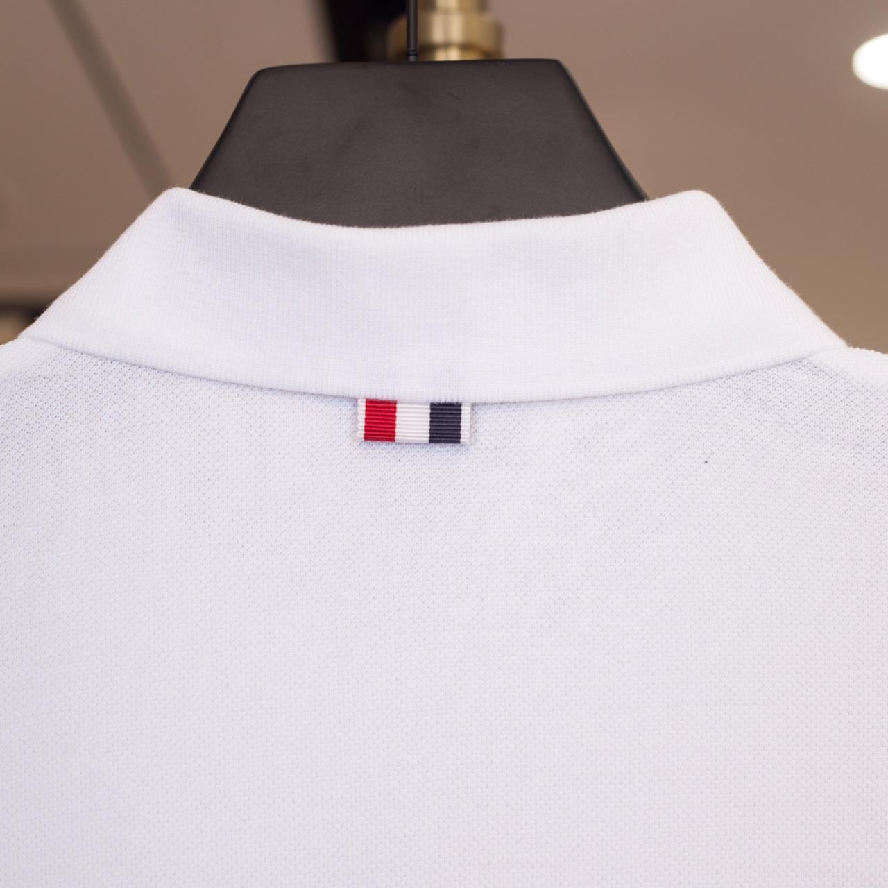 Thom Browne Classic Pique 4-Bar Short Sleeve Polo  2091 - everydesigner