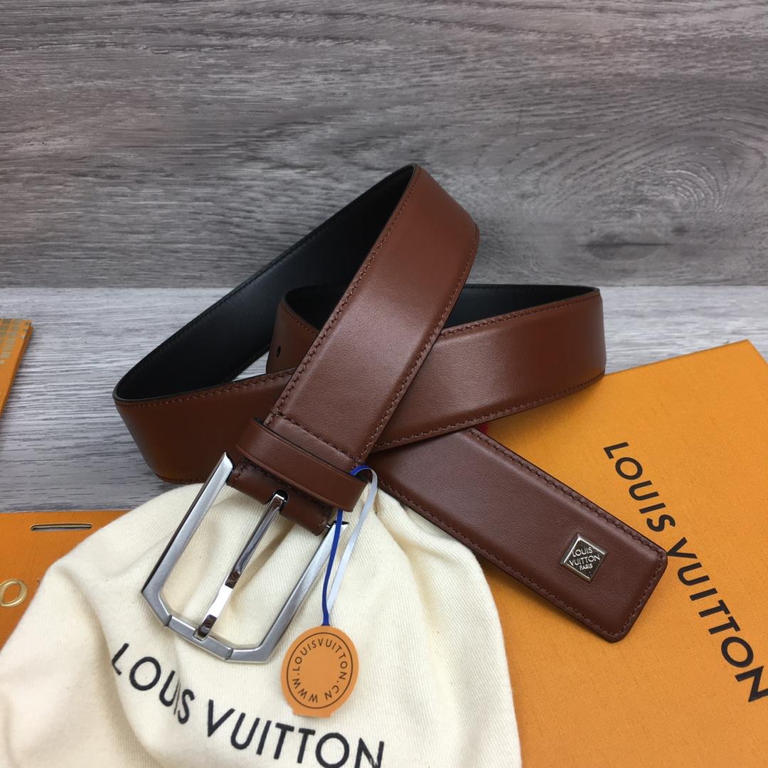 Louis Vuitton 35mm Leather Belt - everydesigner