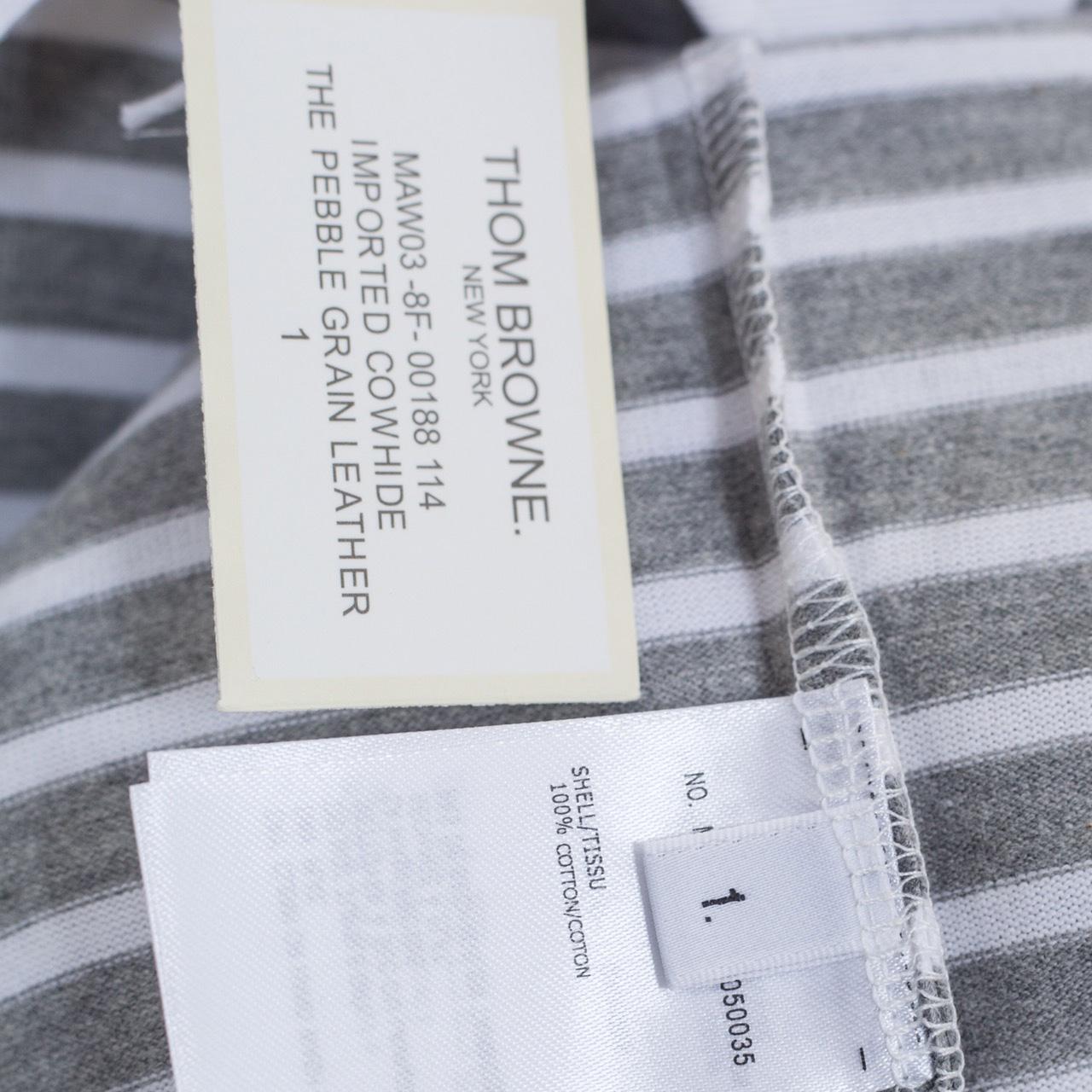 Thom Browne Striped Cotton-jersey Polo  1897 - everydesigner