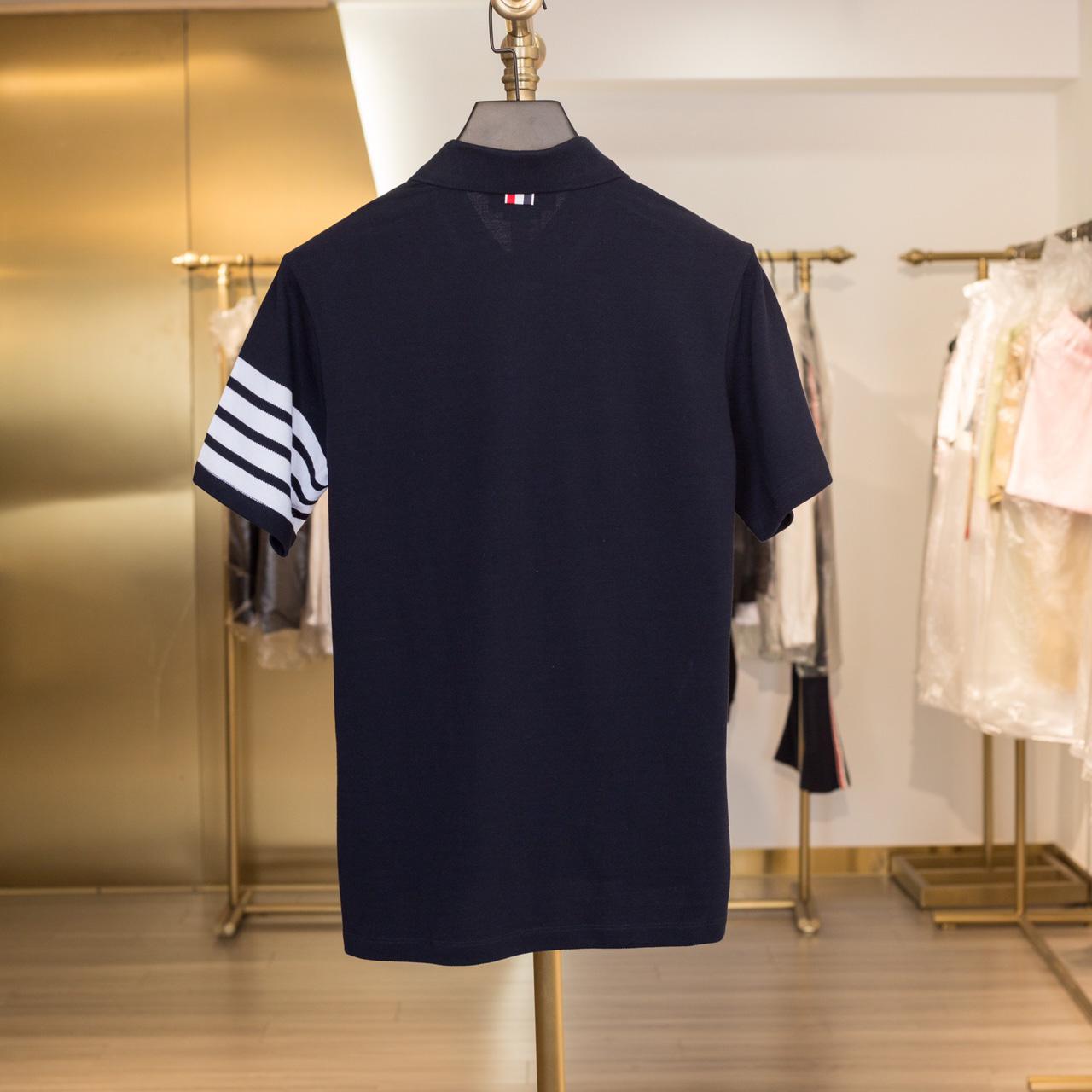 Thom Browne Classic Pique 4-Bar Short Sleeve Polo  2091 - everydesigner