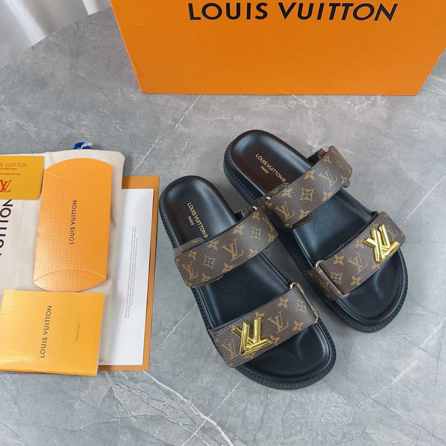 Louis Vuitton LV Sunset Flat Comfort Mule   1AD1HE - everydesigner