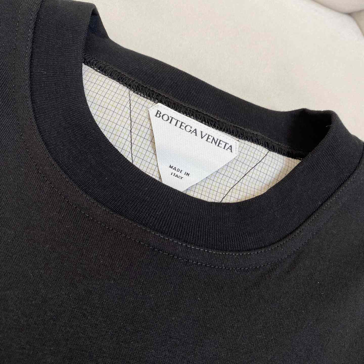 Bottega Veneta Double Layer Striped Cotton T-Shirt - everydesigner