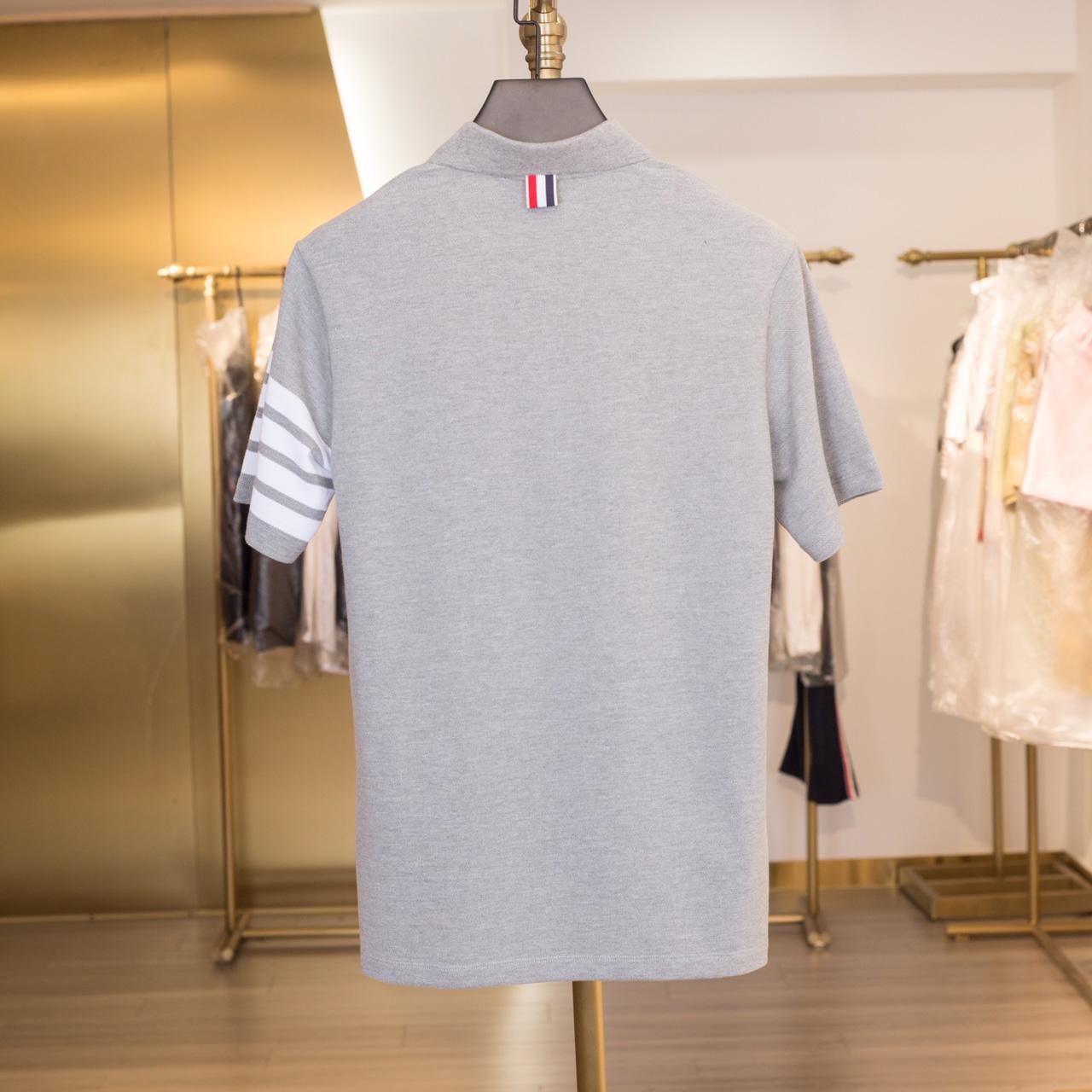 Thom Browne Classic Pique 4-Bar Short Sleeve Polo  2091 - everydesigner