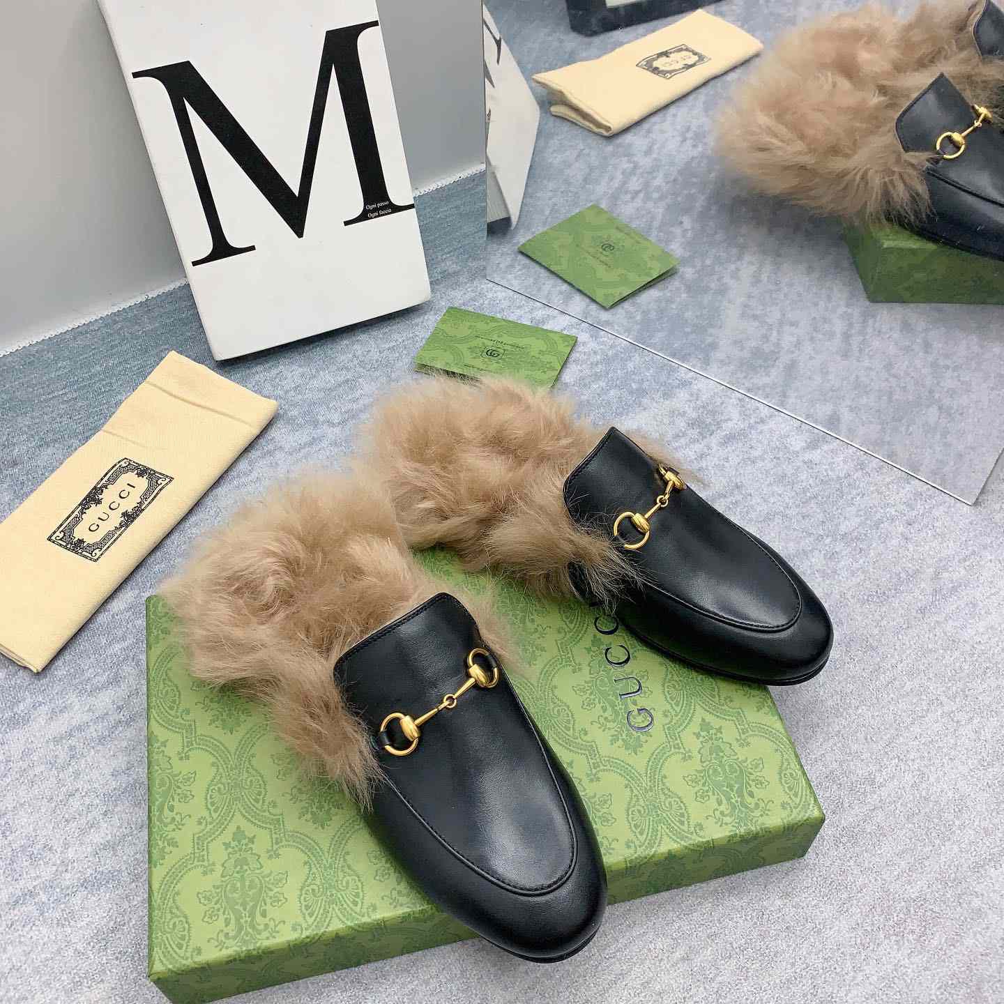 Gucci Fur Loafers - everydesigner