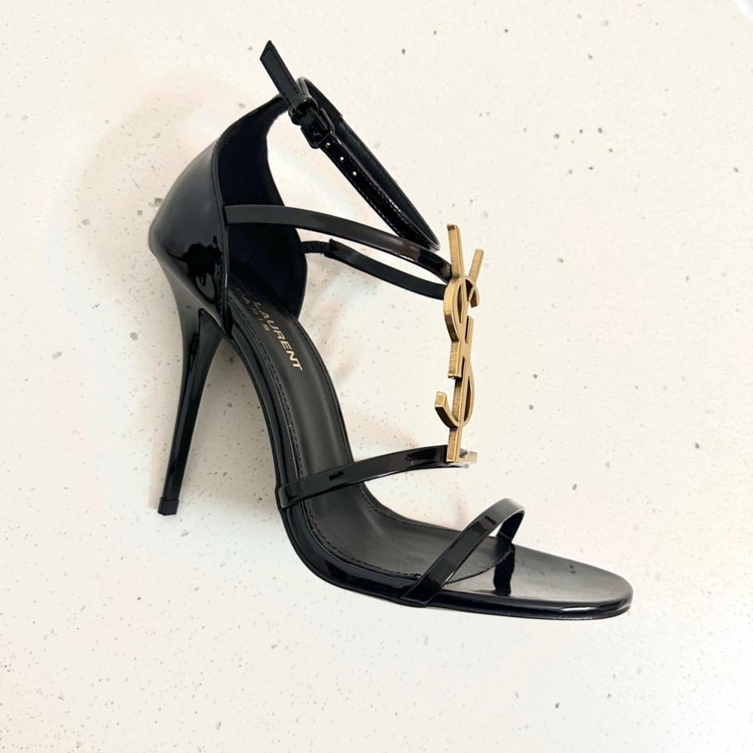 Saint Laurent Cassandra Open-toe Sandals - everydesigner