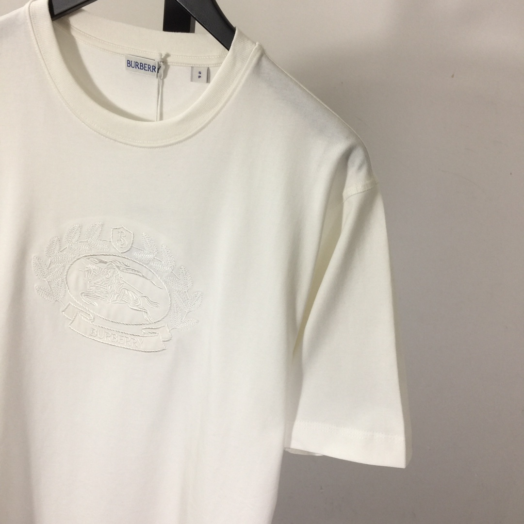 Burberry Embroidered Monogram EKD Tee - everydesigner