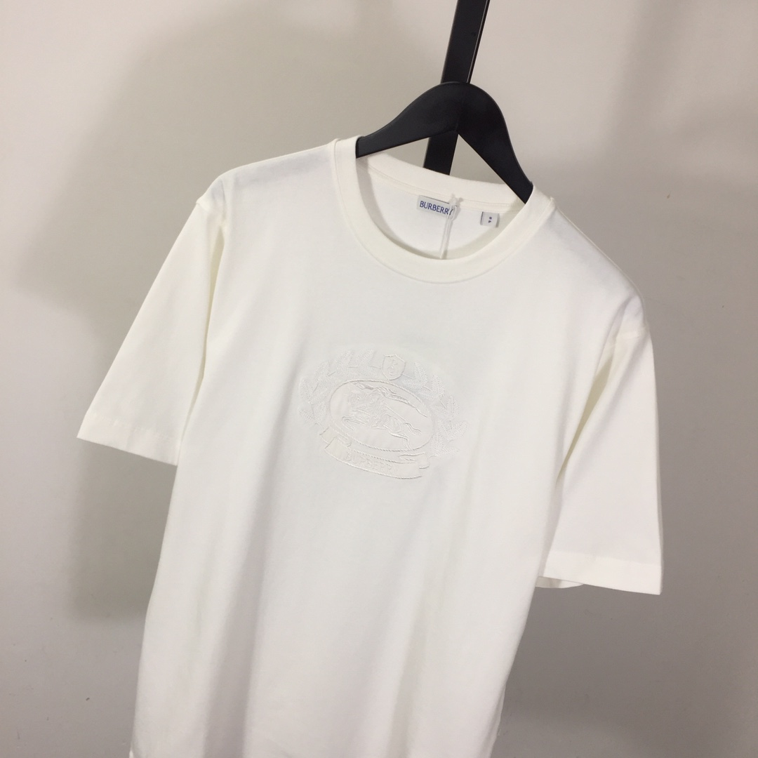 Burberry Embroidered Monogram EKD Tee - everydesigner