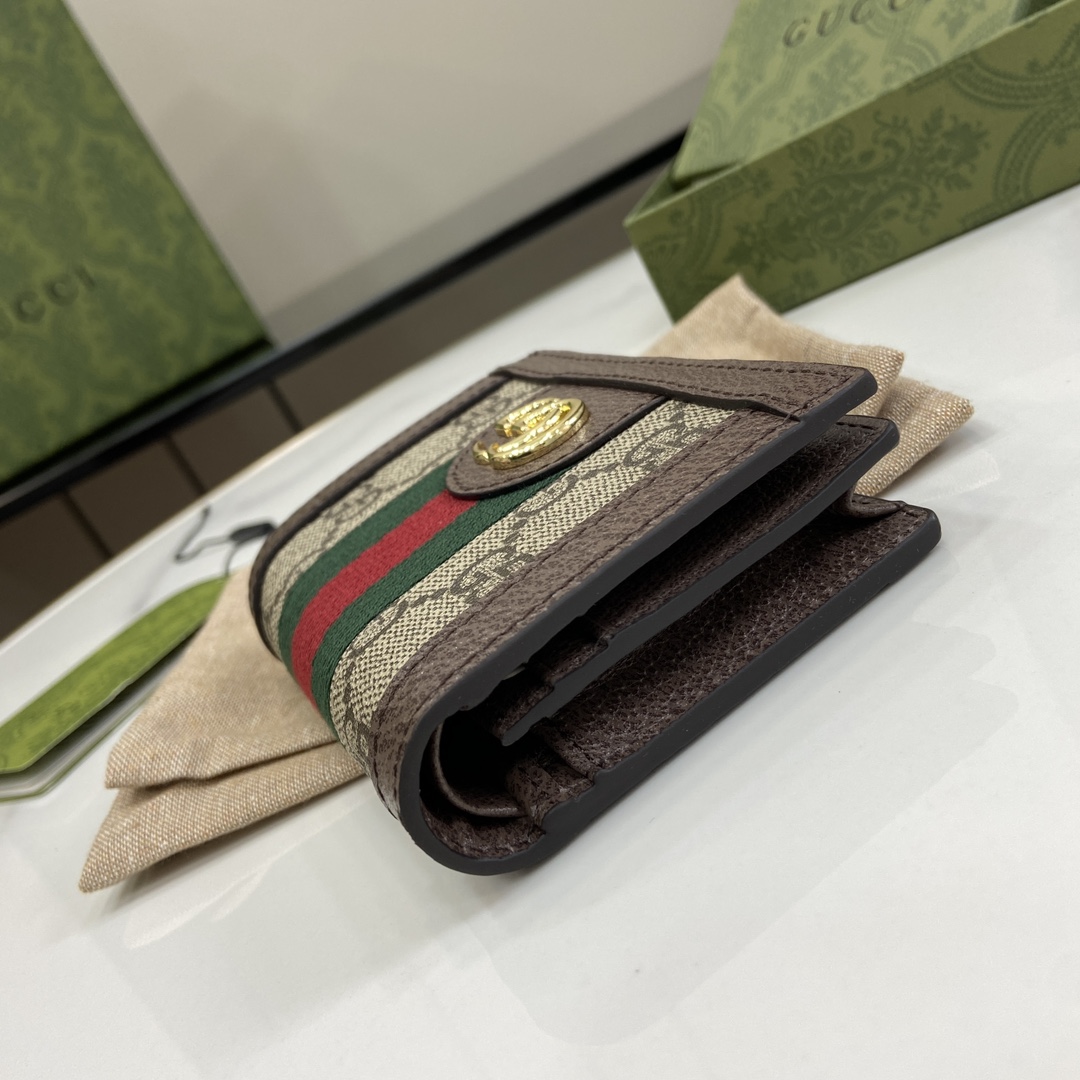 Gucci Ophidia GG Card Case Wallet - everydesigner