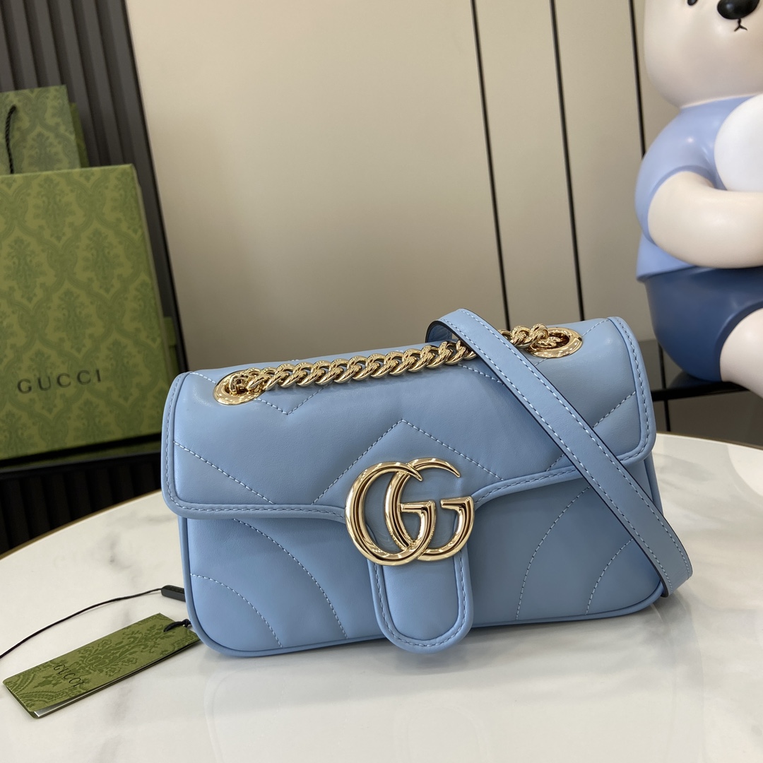 Gucci GG Marmont Mini Shoulder Bag - everydesigner