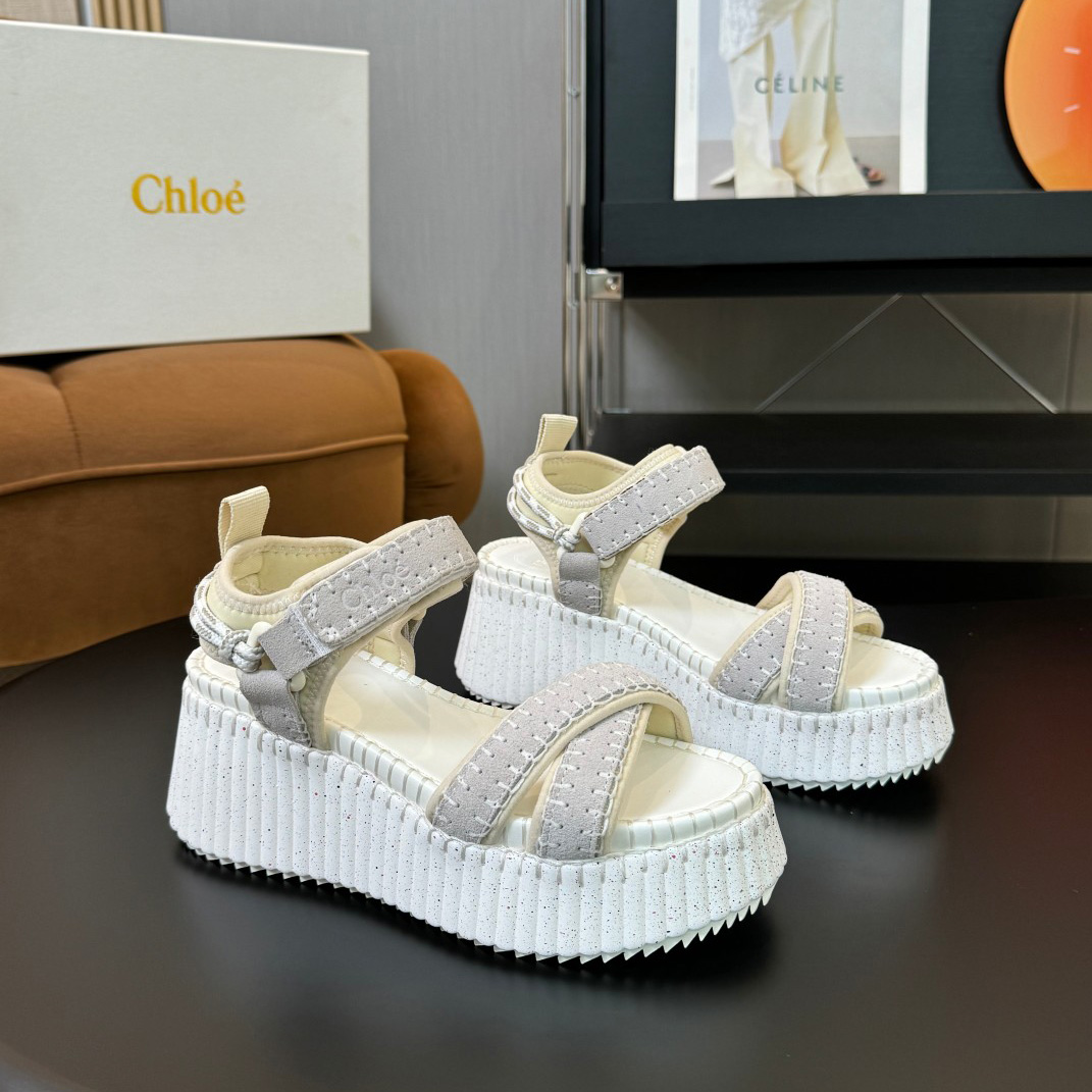 Chloe Nama Wedge Sandal - everydesigner