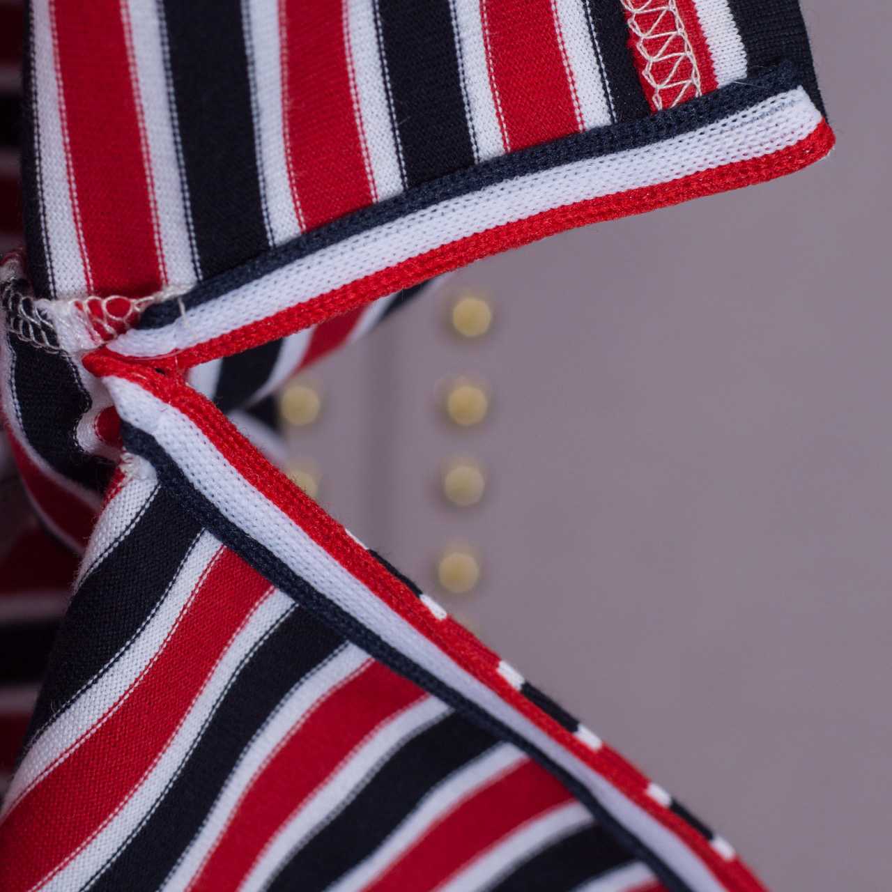 Thom Browne Striped Cotton-jersey Polo  1897 - everydesigner