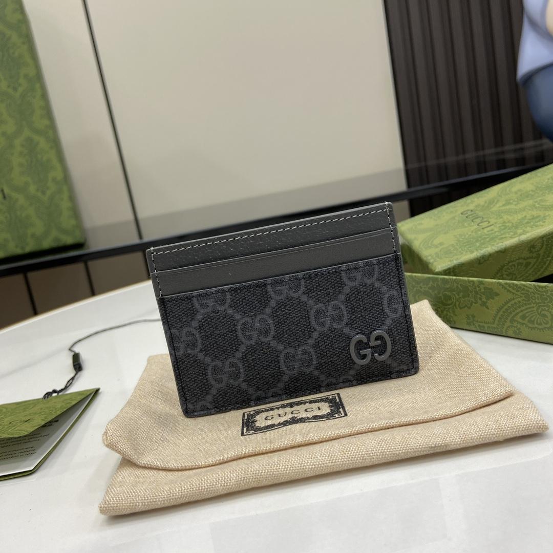 Gucci GG Card Case With GG Detail - everydesigner