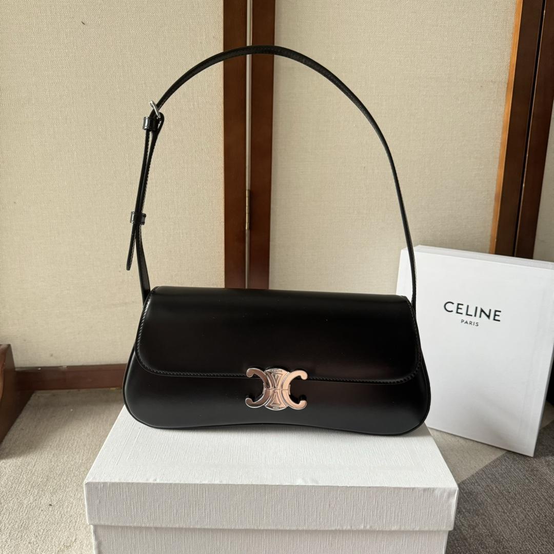 Celine Medium Celine Lola Bag In Shiny Calfskin - everydesigner