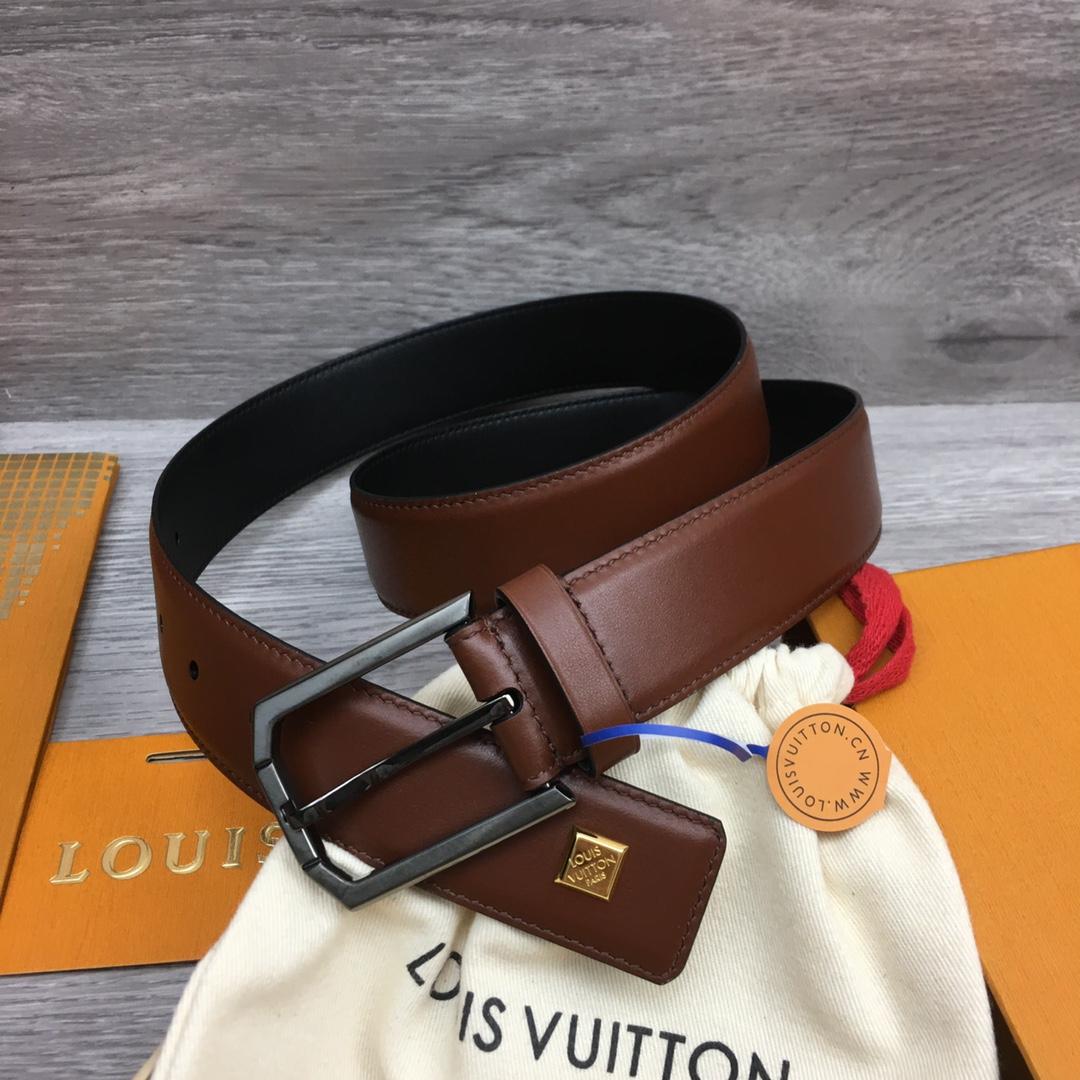 Louis Vuitton 35mm Leather Belt - everydesigner