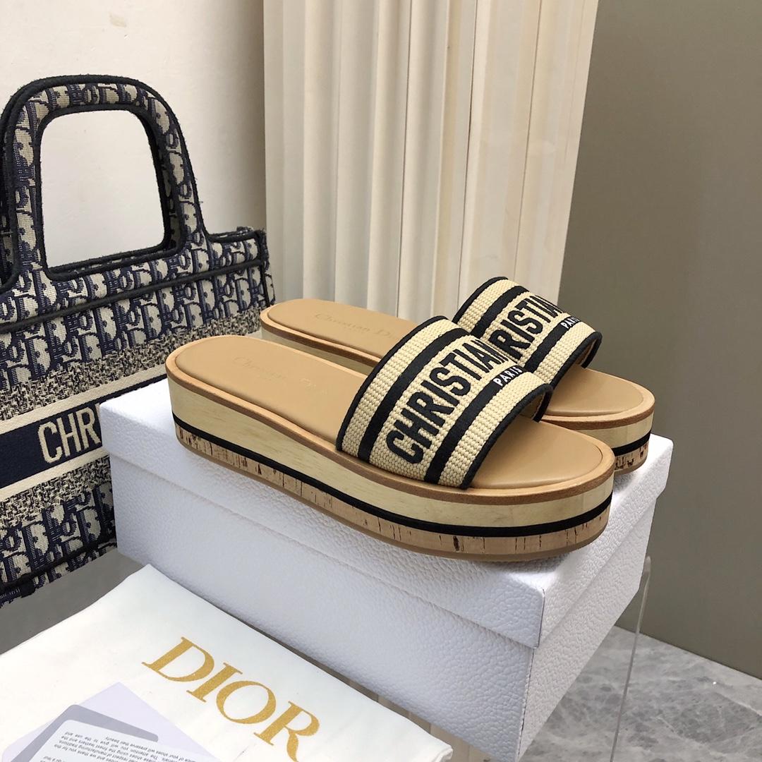 Dior Dioriviera Dway Platform Slide - everydesigner