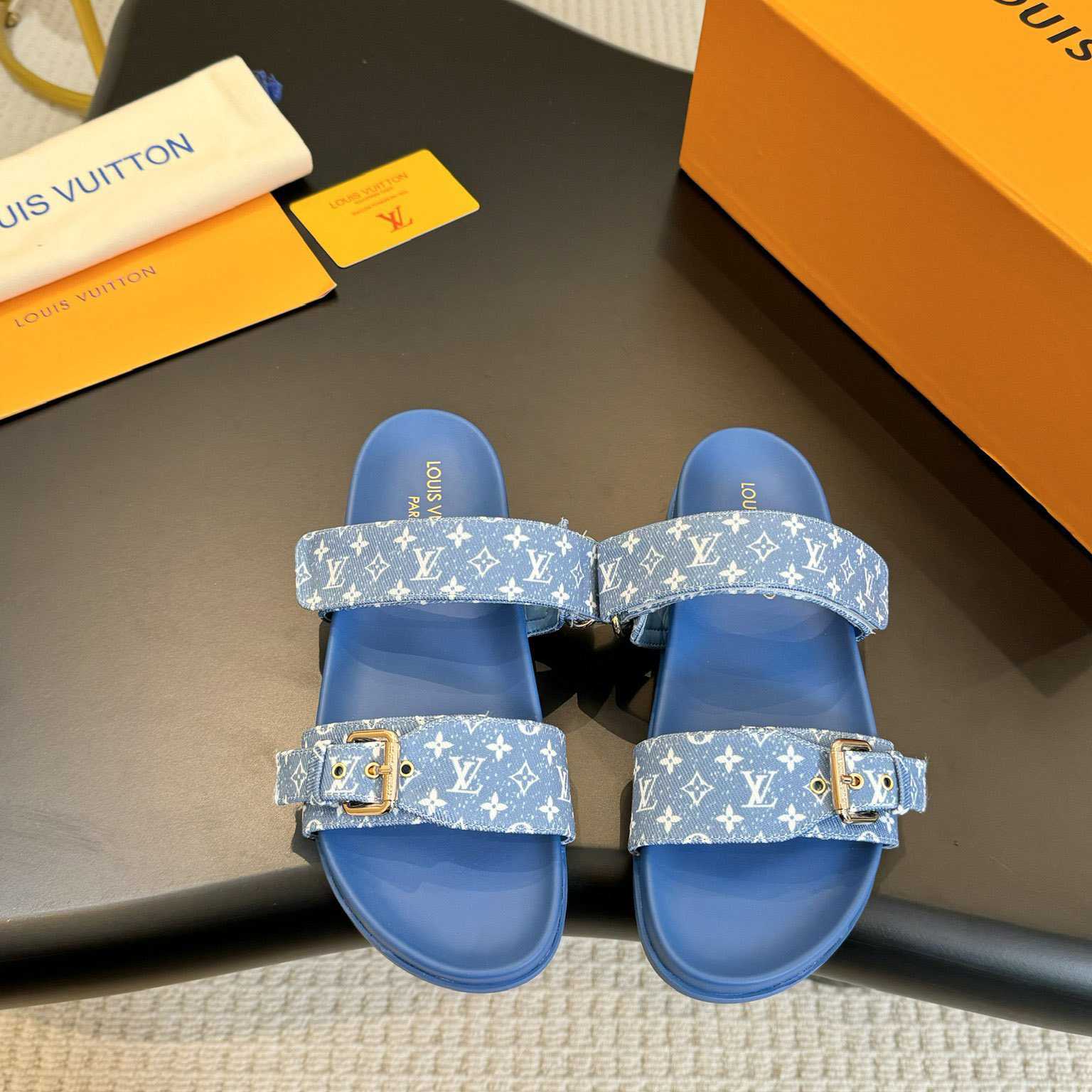 Louis Vuitton Bom Dia Flat Comfort Mule  1AD1BI - everydesigner