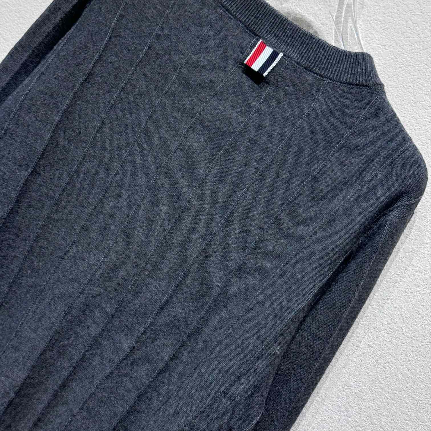 Thom Browne RWB-stripe Long-sleeve Jumper - everydesigner