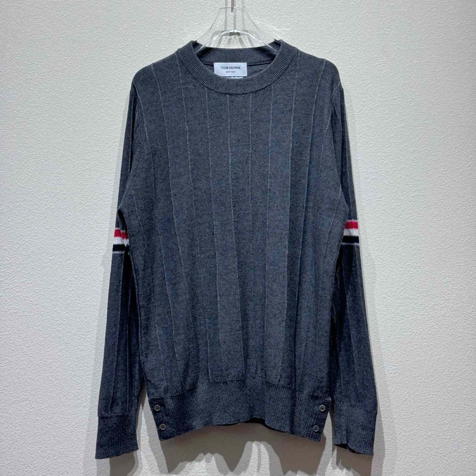 Thom Browne RWB-stripe Long-sleeve Jumper - everydesigner