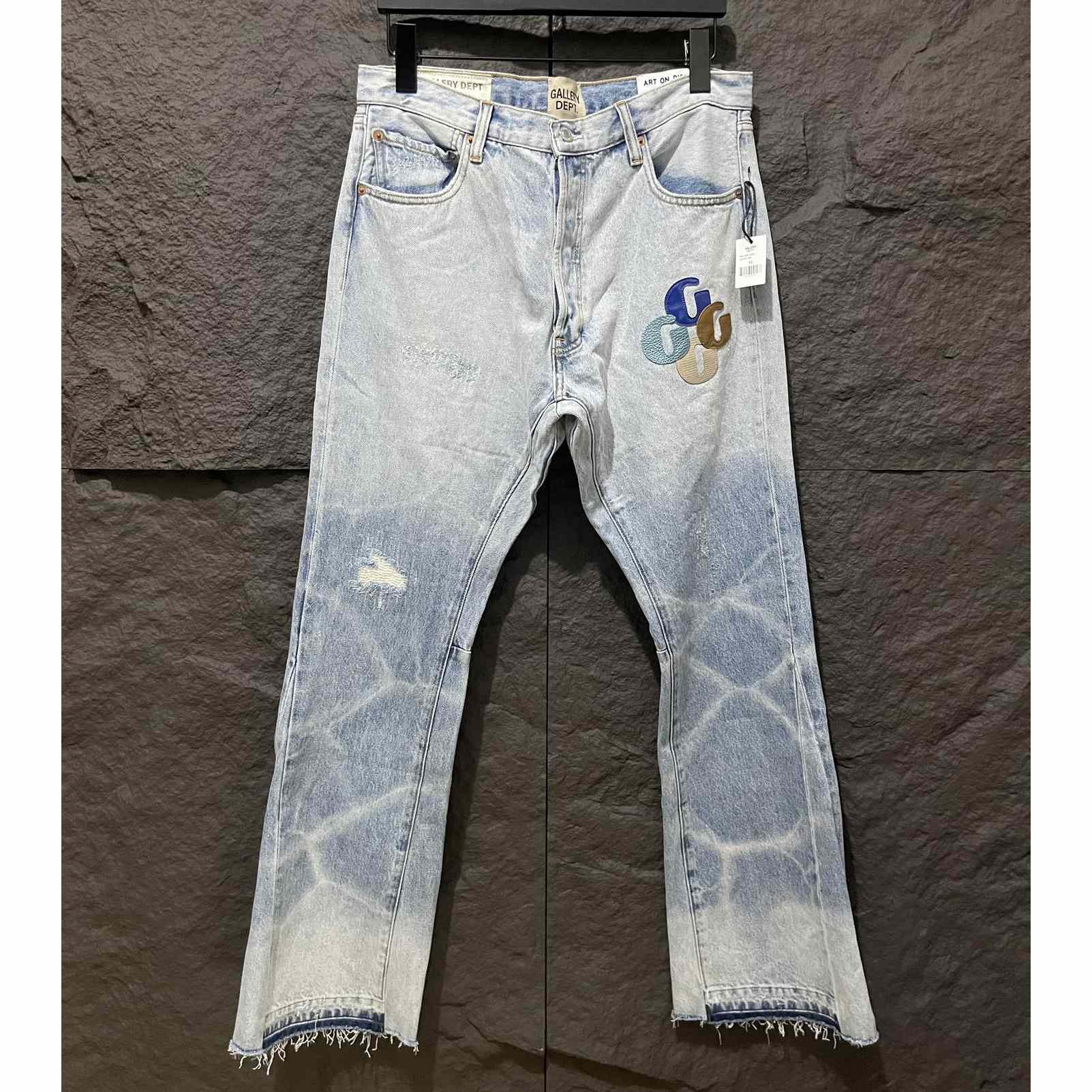 Gallery Dept. Sun Faded LA Flare Denim - everydesigner