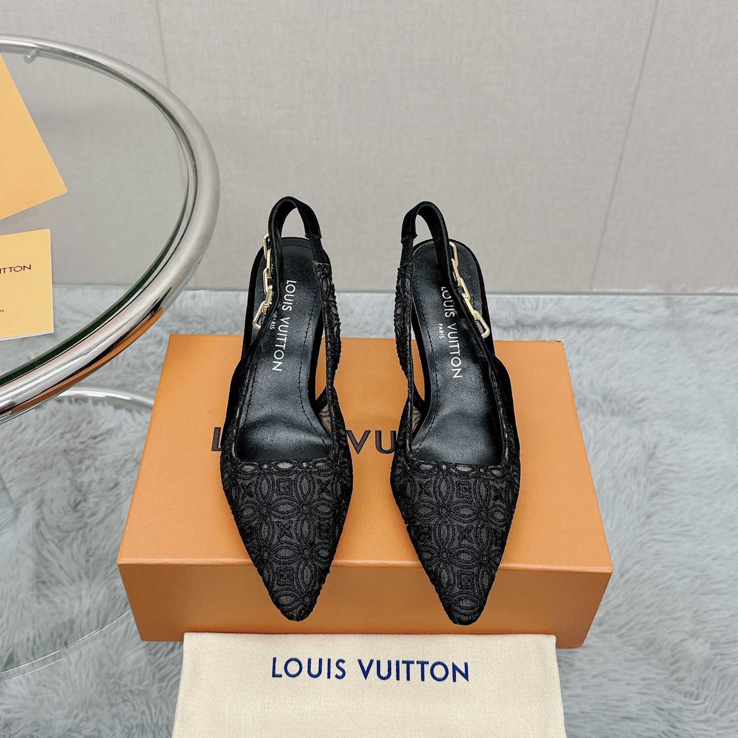 Louis Vuitton Sparkle Slingback Pump   1ACGZE - everydesigner