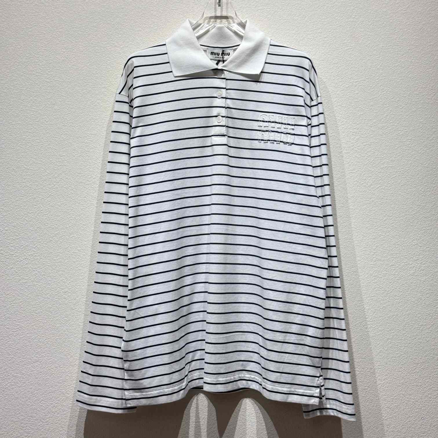 Miu Miu Striped Polo - everydesigner