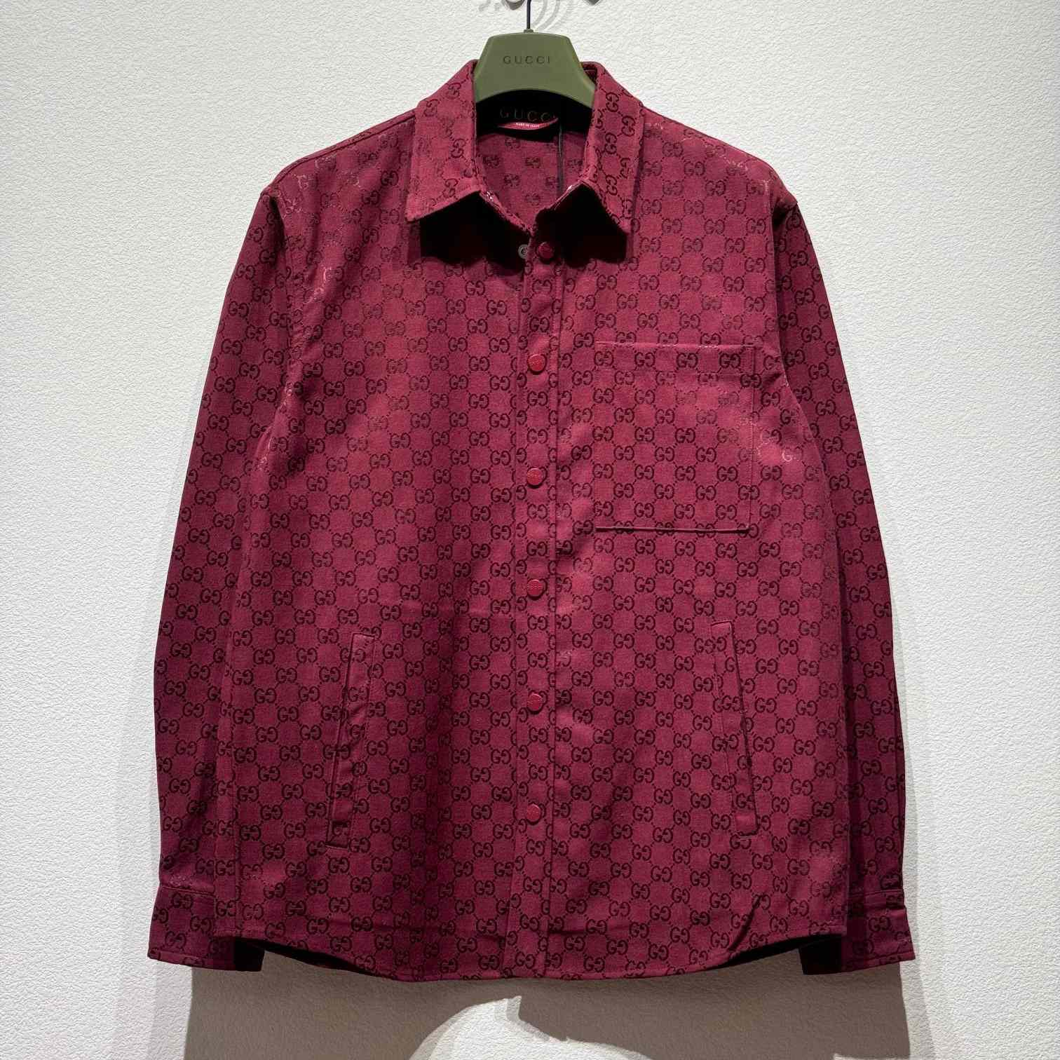 Gucci Shirt With GG Pattern - everydesigner