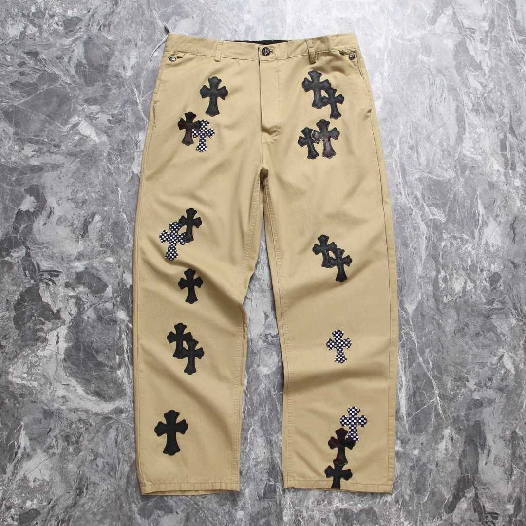 Chrome Heart Cross Patch Jeans - everydesigner