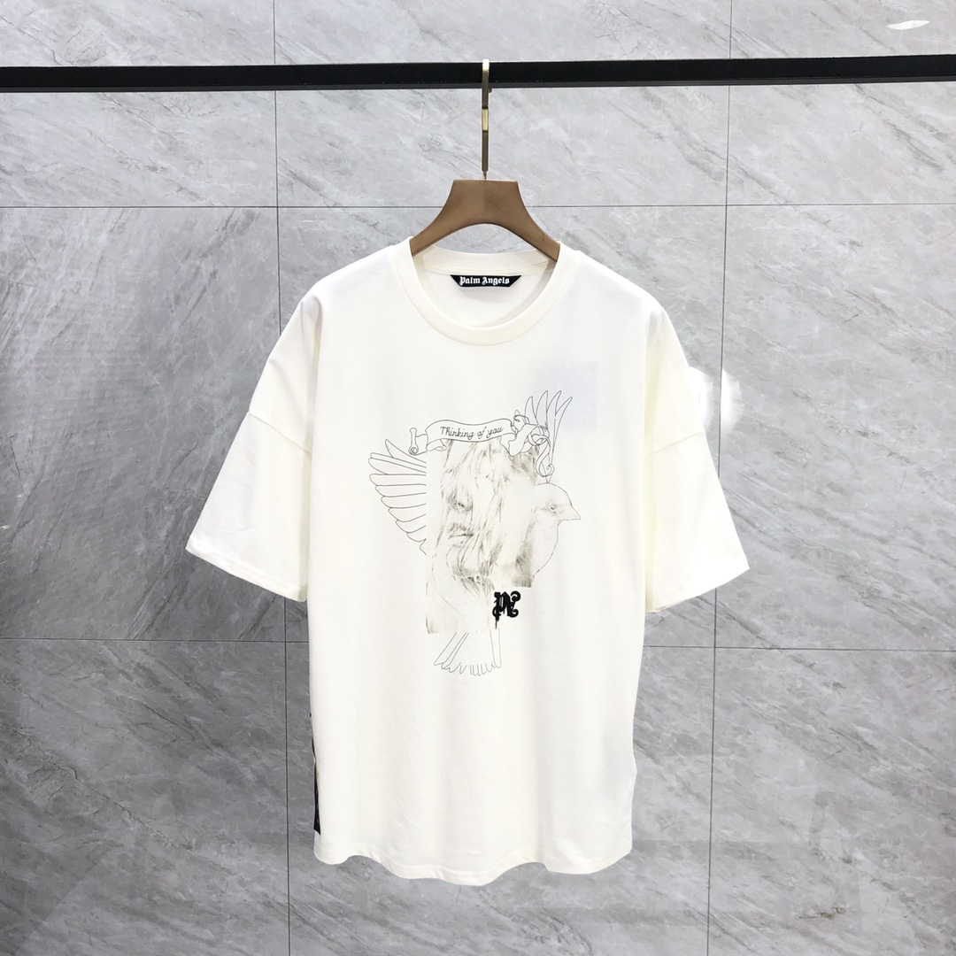 Palm Angels Portrait Pencil T-Shirt  - everydesigner